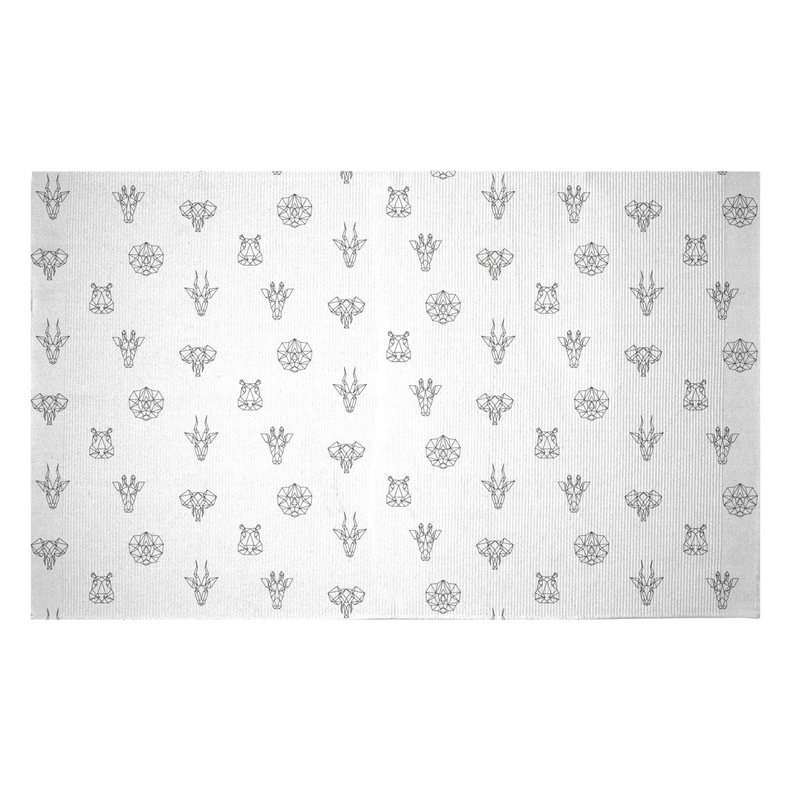 Animals Of The Day Savannah Woven Rug - Small