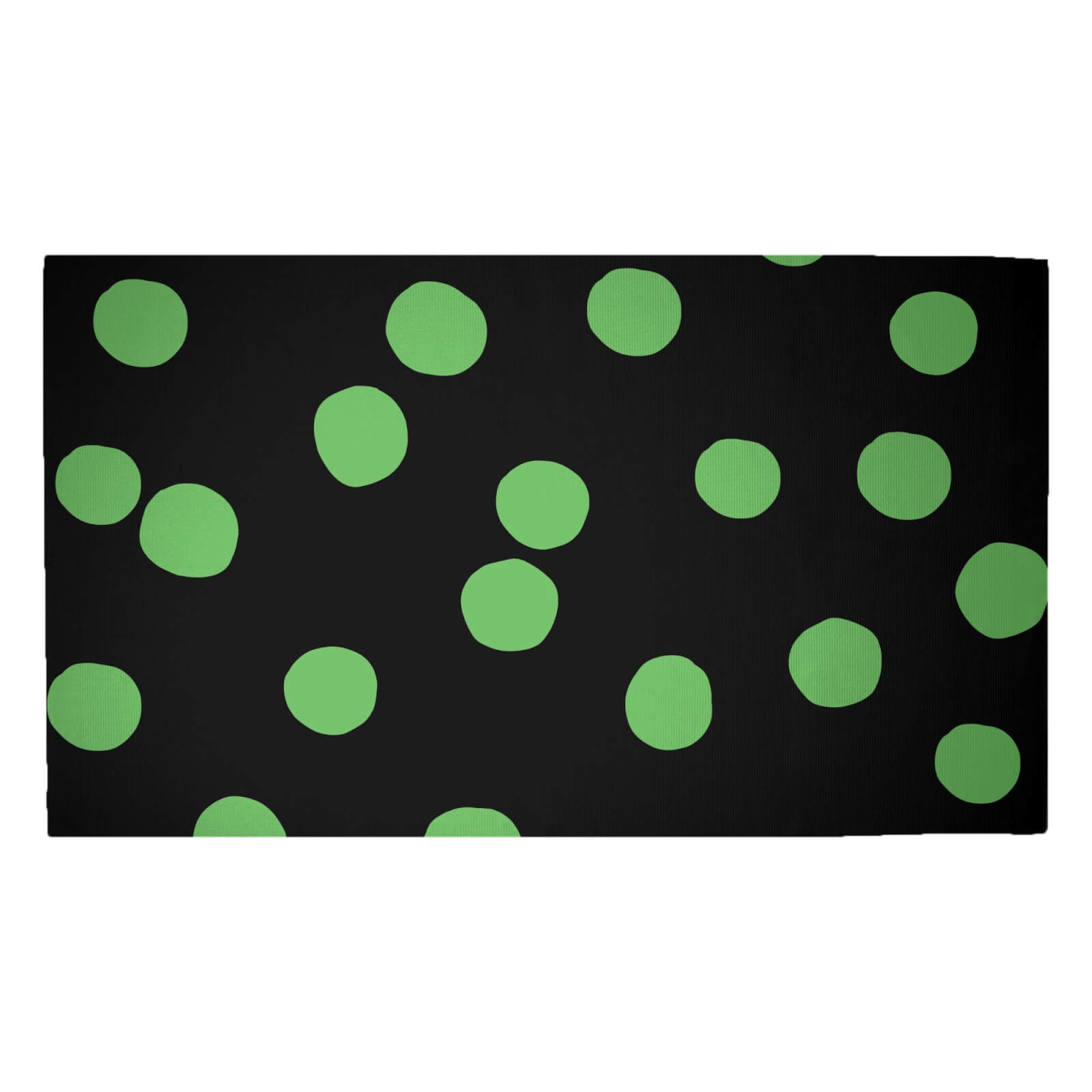 Large Polka Dots Woven Rug - Medium