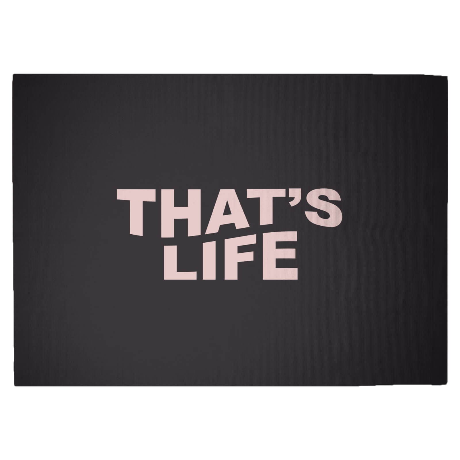 That's Life Woven Rug - Large