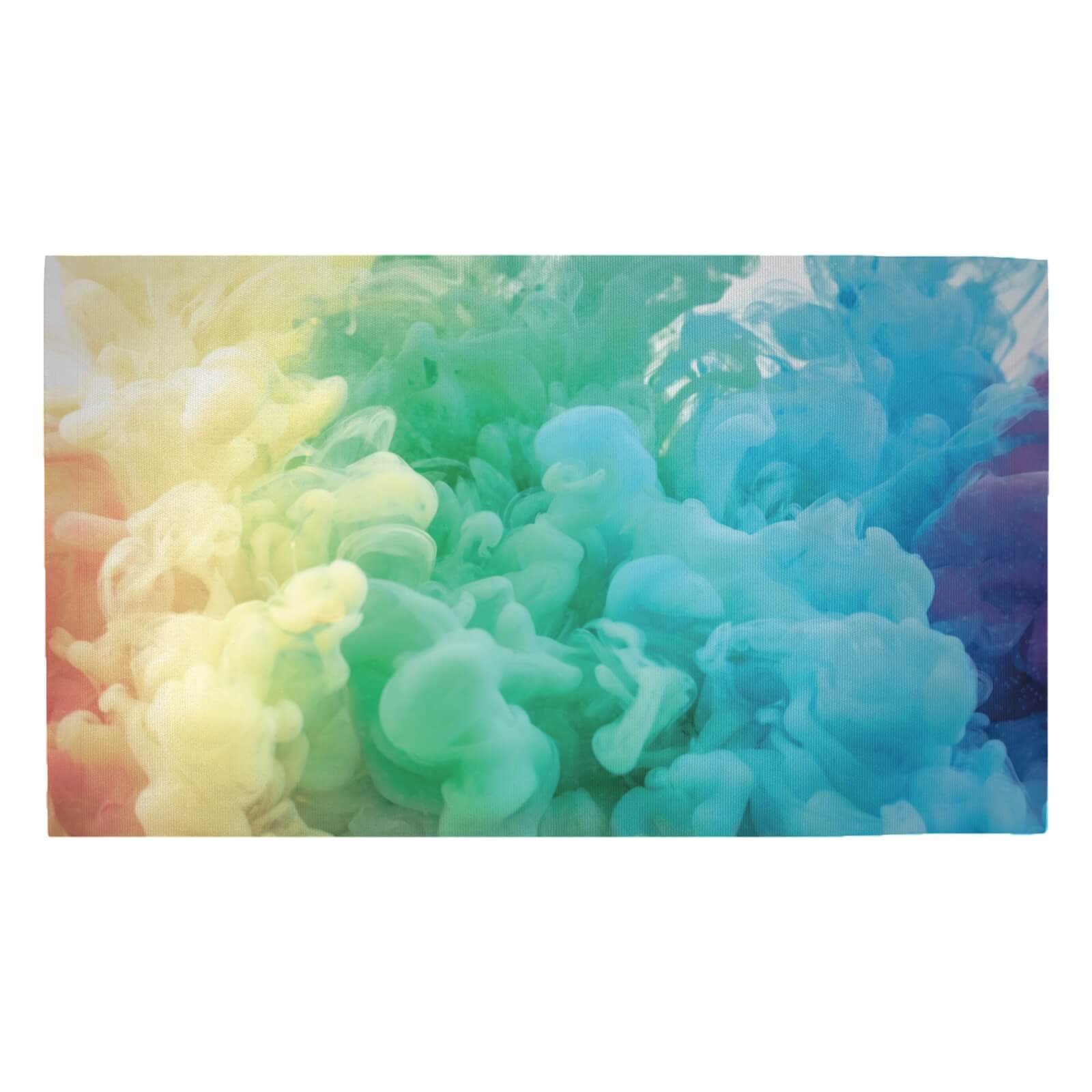 Rainbow Smoke Woven Rug - Medium