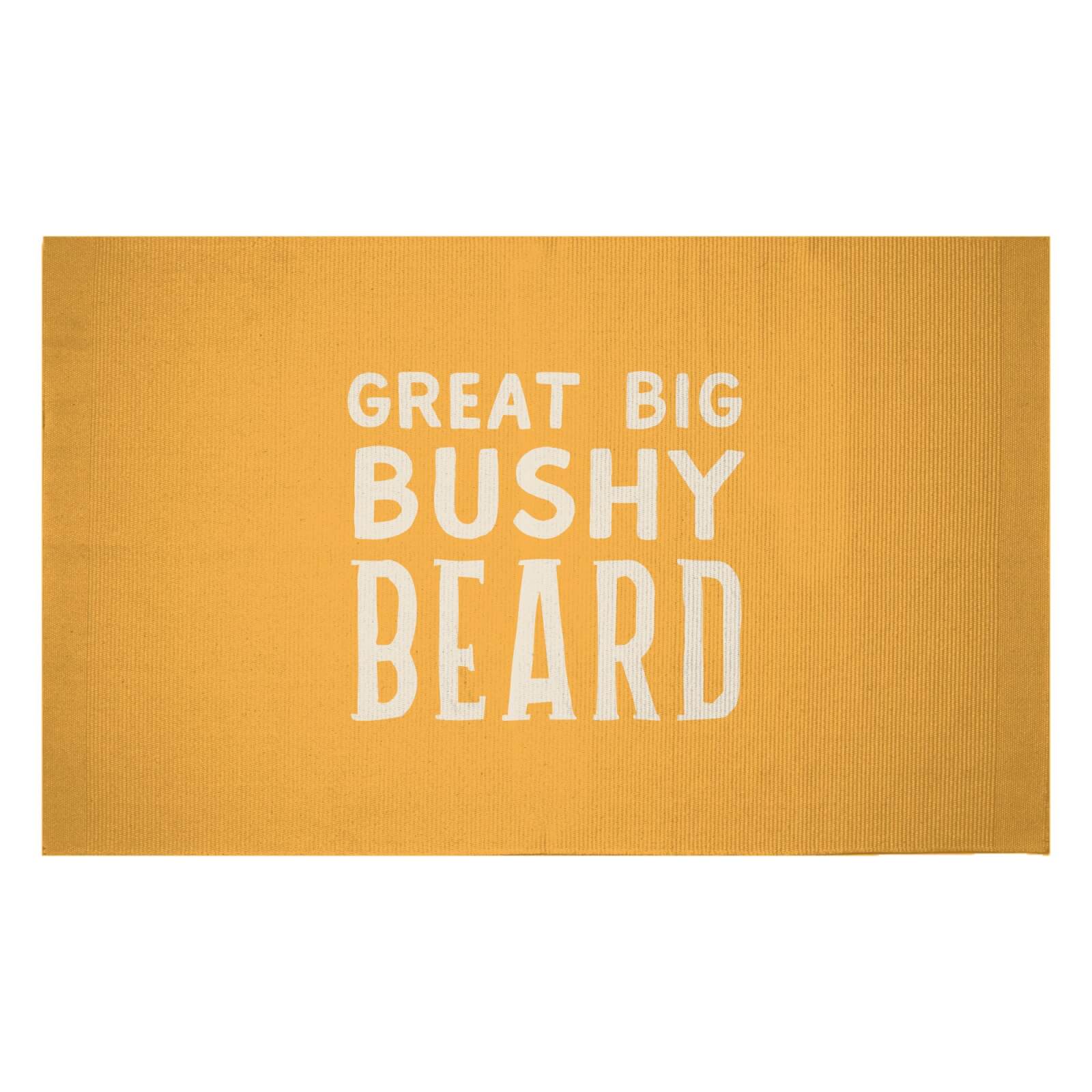 Great Big Bushy Beard Woven Rug - Small