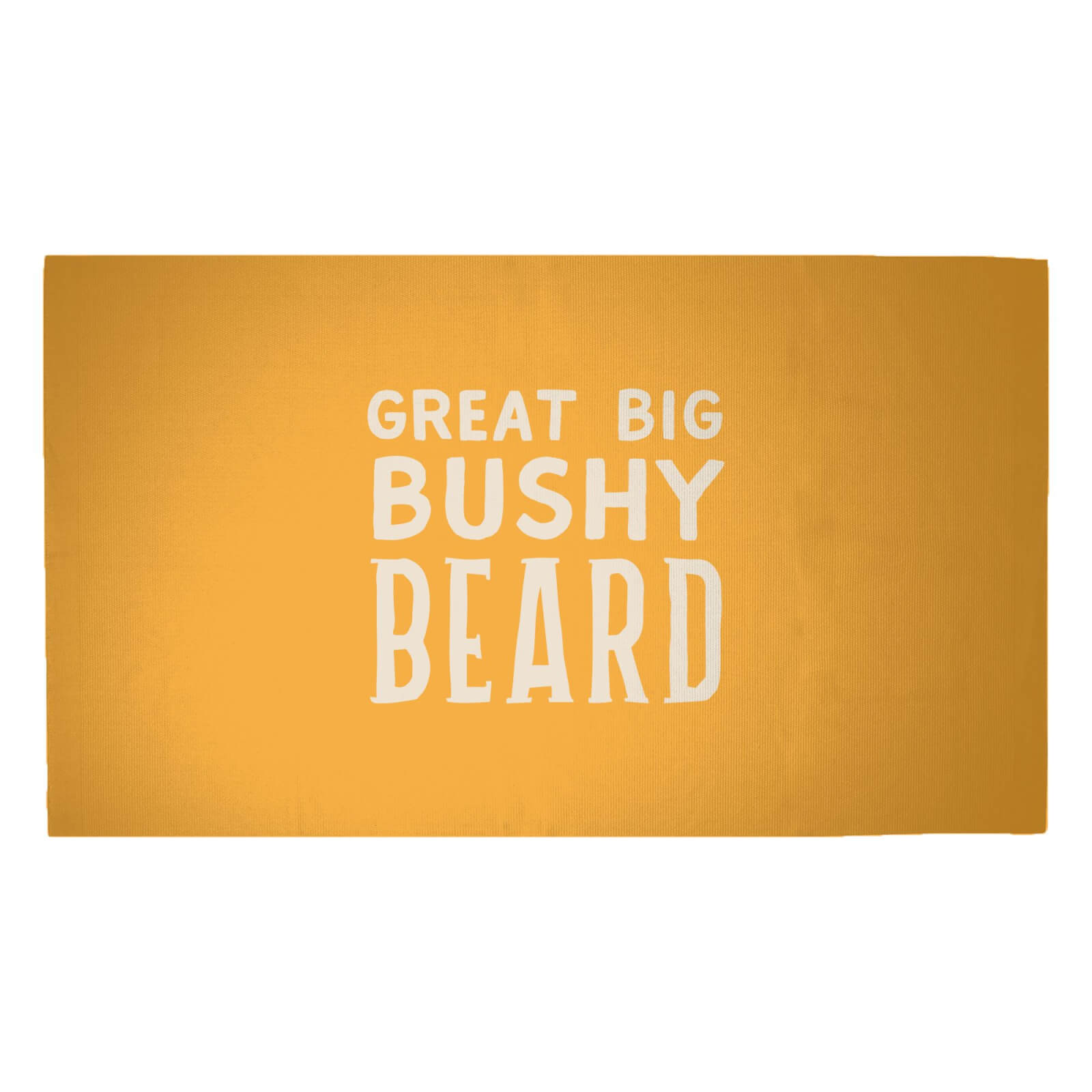 Great Big Bushy Beard Woven Rug - Medium