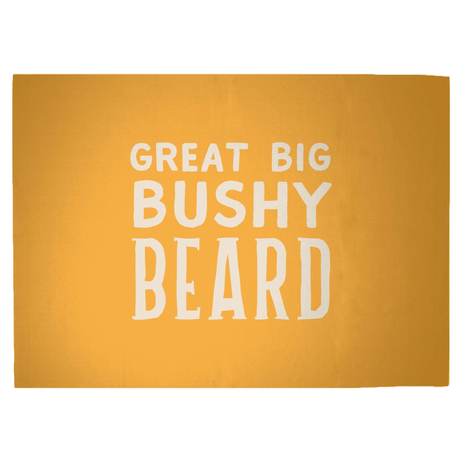 Great Big Bushy Beard Woven Rug - Large