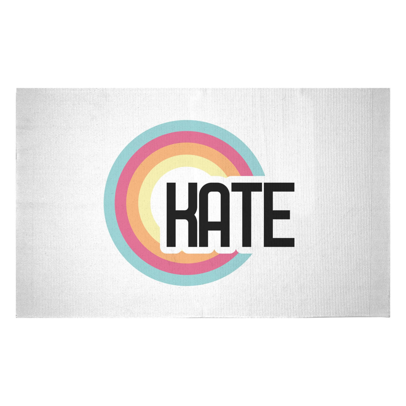 Kate Rainbow Woven Rug - Small