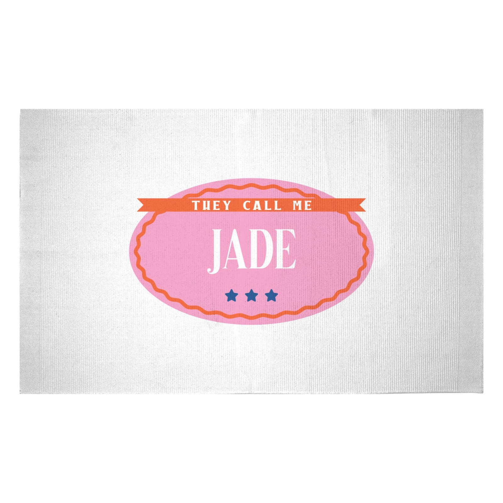 They Call Me Jade Woven Rug - Small