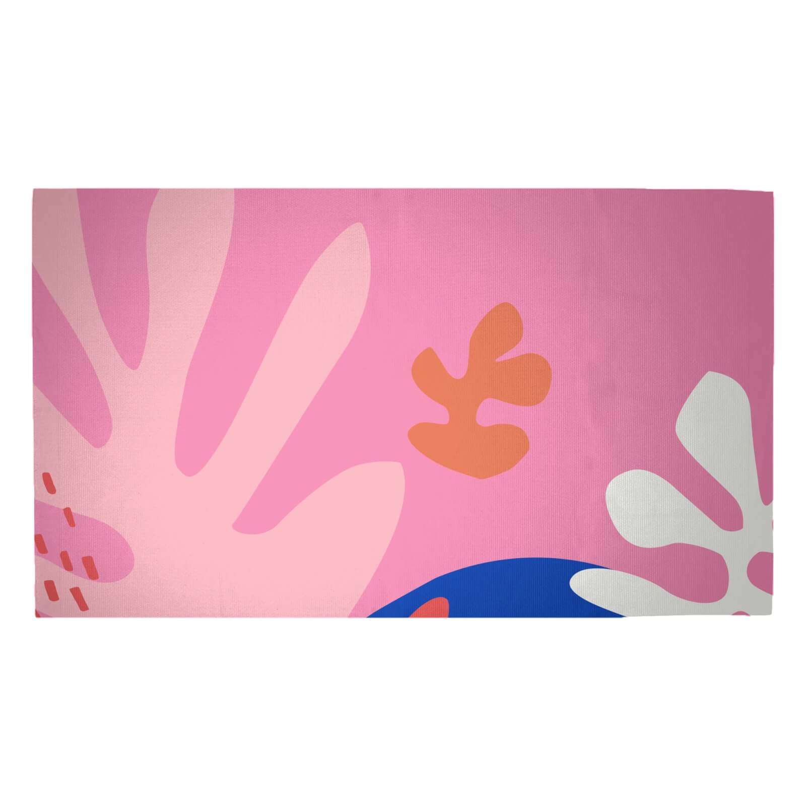 Colourful Abstract Woven Rug - Medium