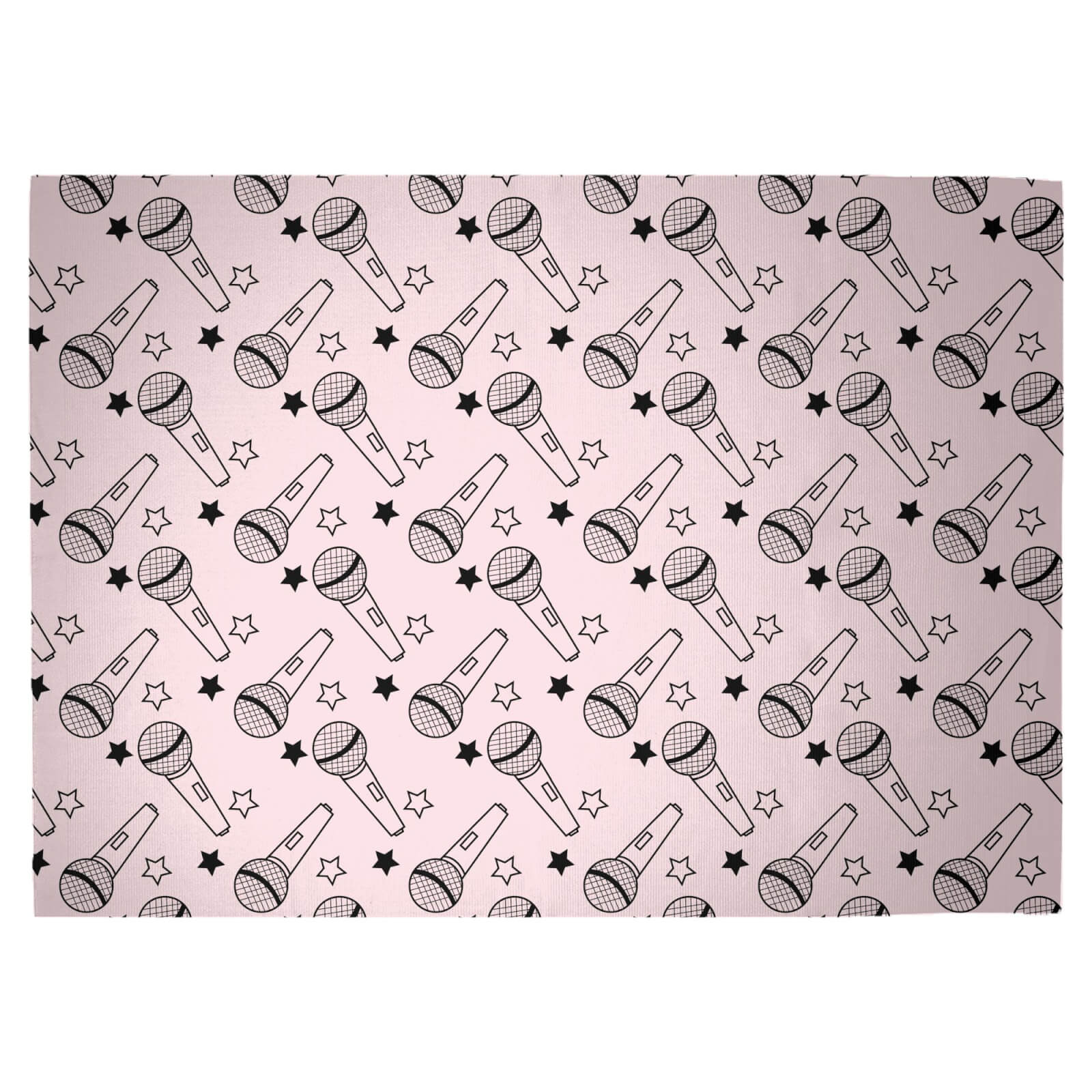 Microphone Woven Rug - Large