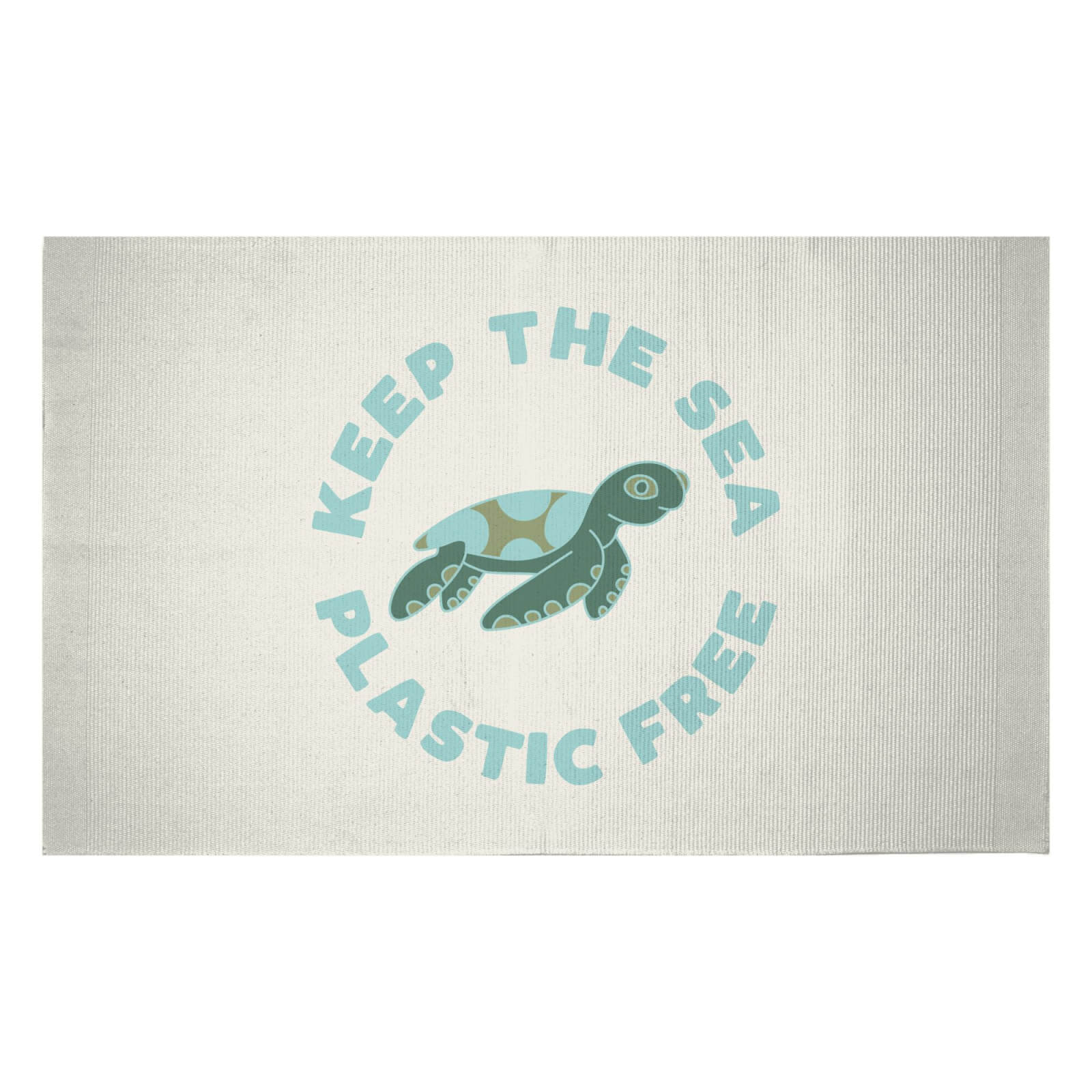 Keep The Sea Plastic Free Woven Rug - Small