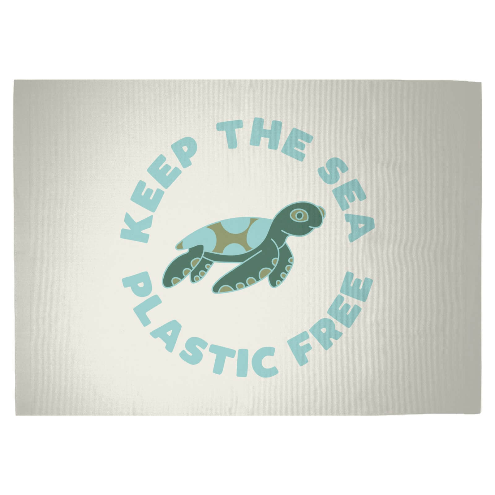 Keep The Sea Plastic Free Woven Rug - Large