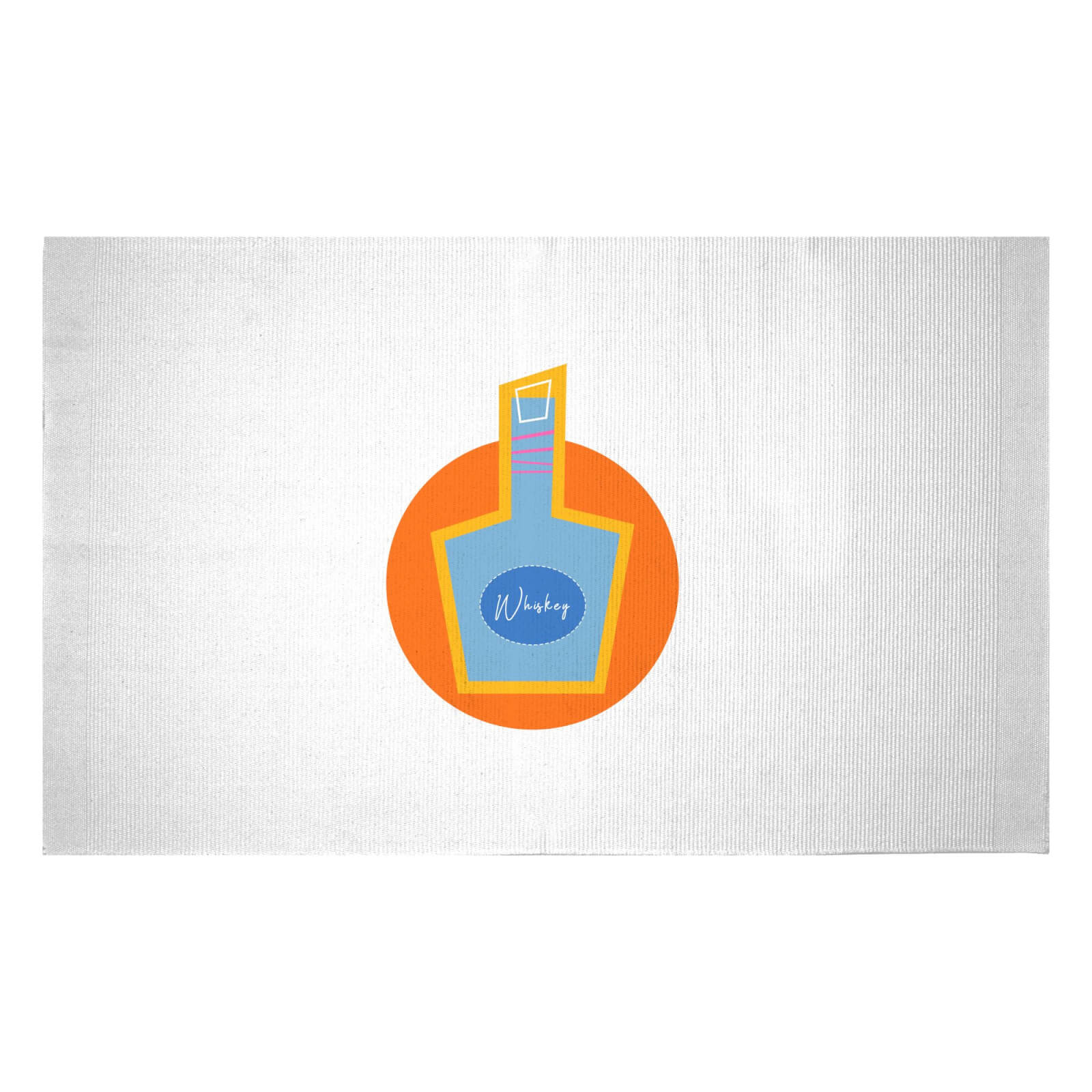 Whiskey Graphic Woven Rug - Small