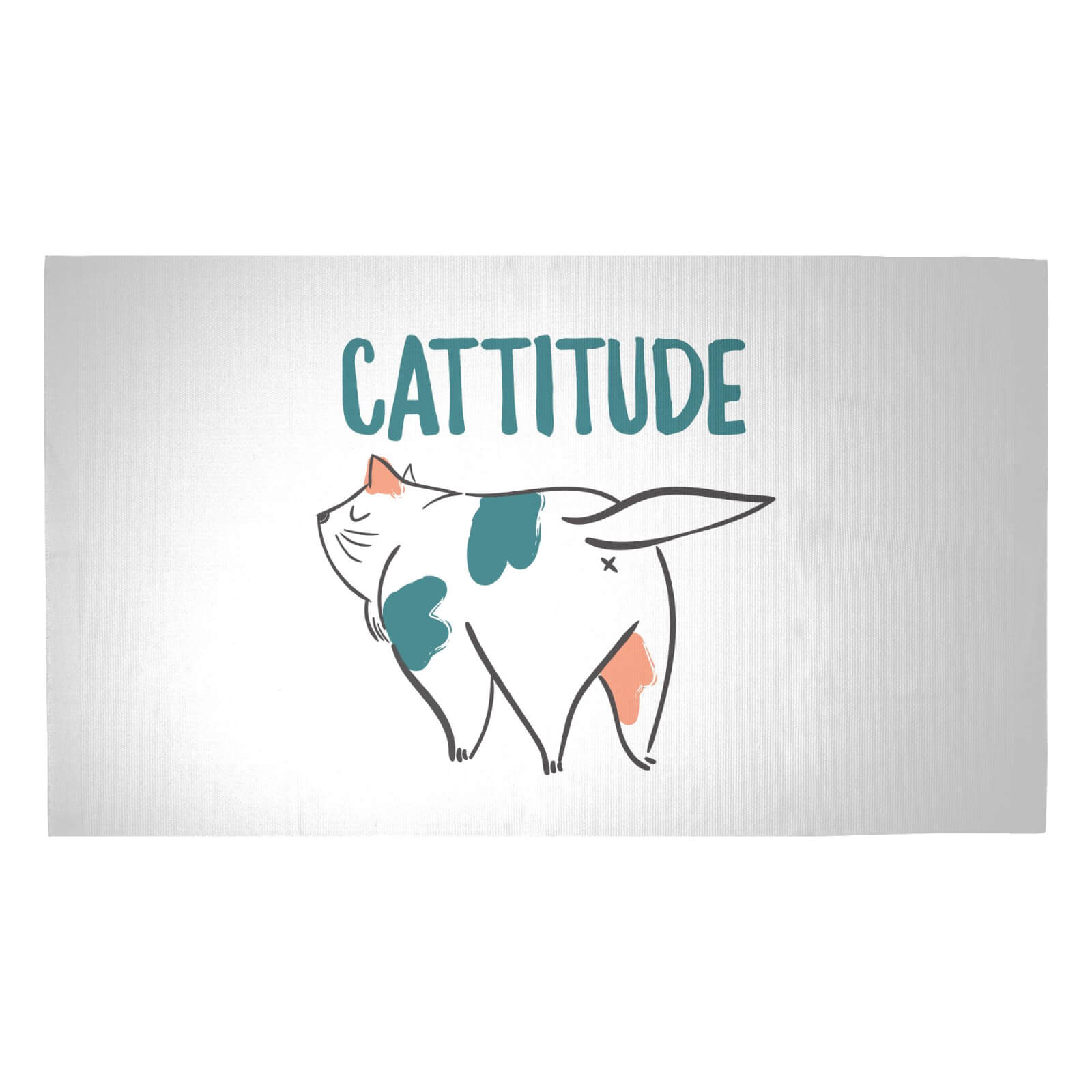 Cattitude Woven Rug - Medium