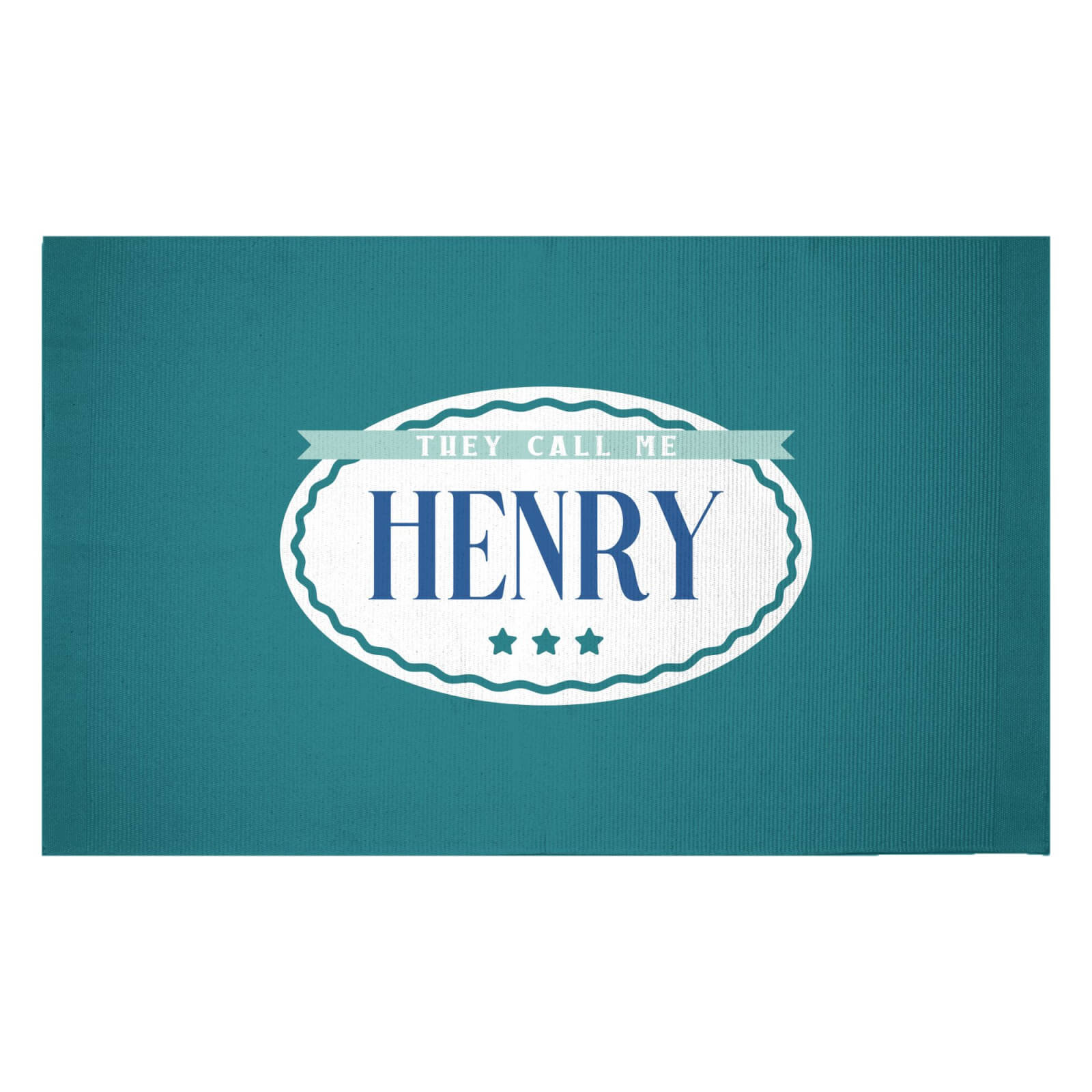 They Call Me Henry Woven Rug - Small