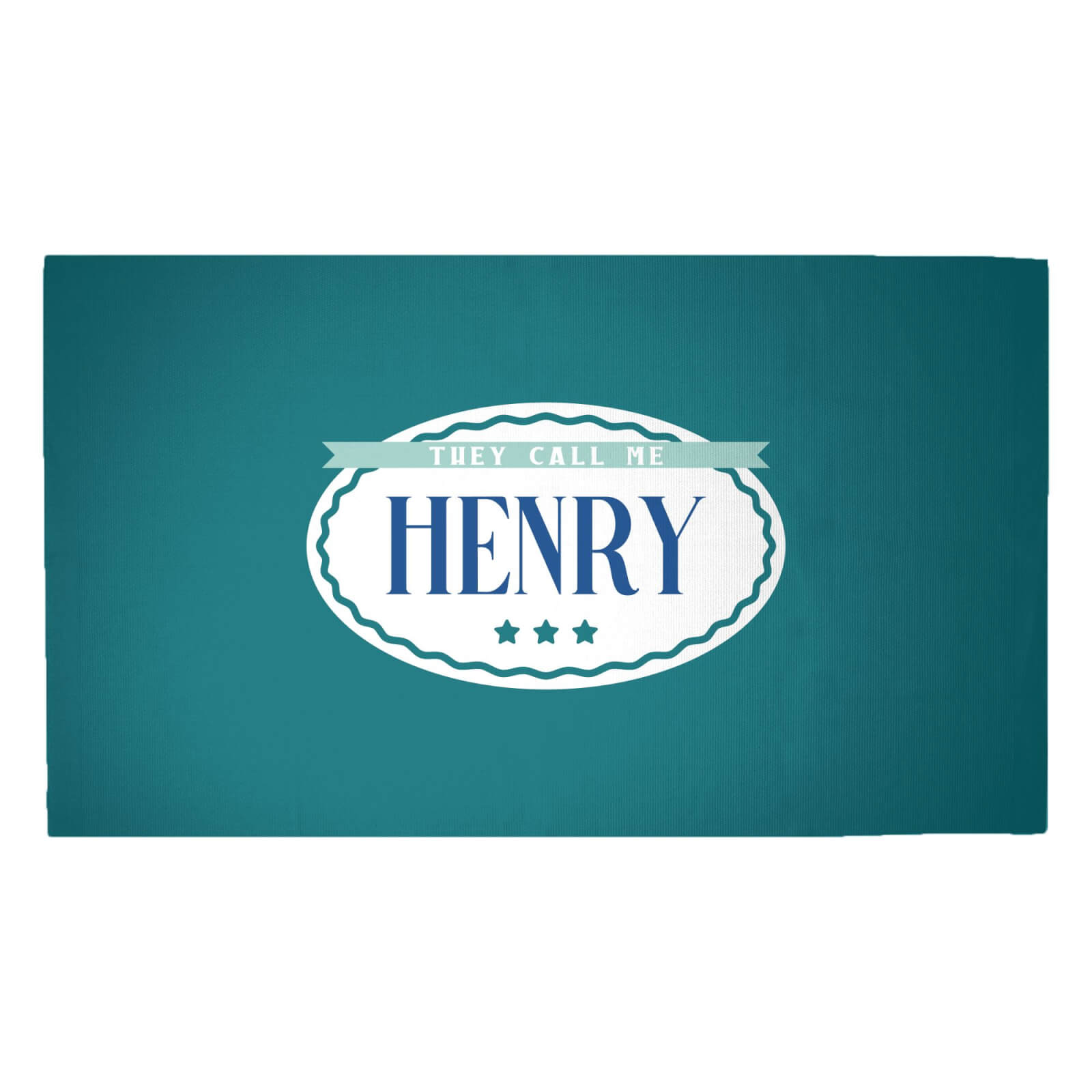They Call Me Henry Woven Rug - Medium