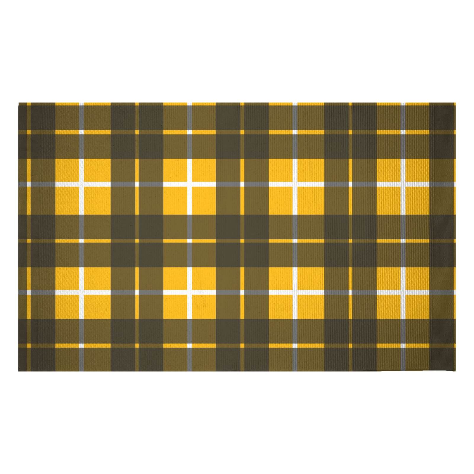 Classic Tartan Woven Rug - Small