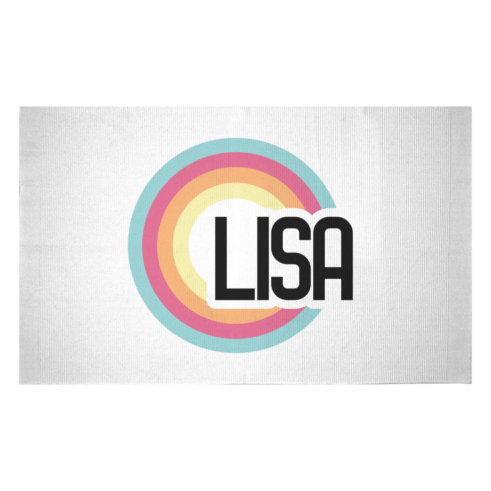 Lisa Rainbow Woven Rug - Small