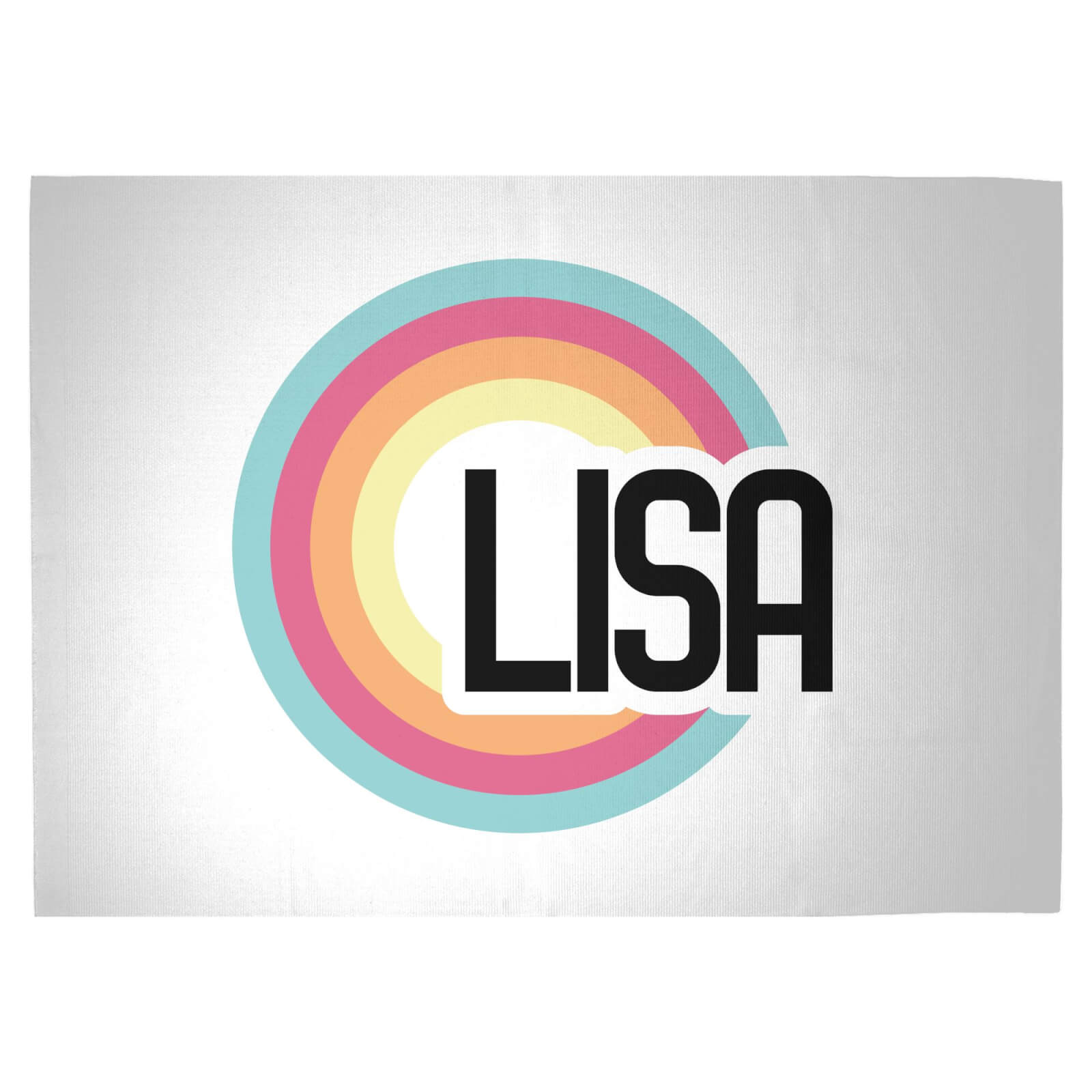Lisa Rainbow Woven Rug - Large