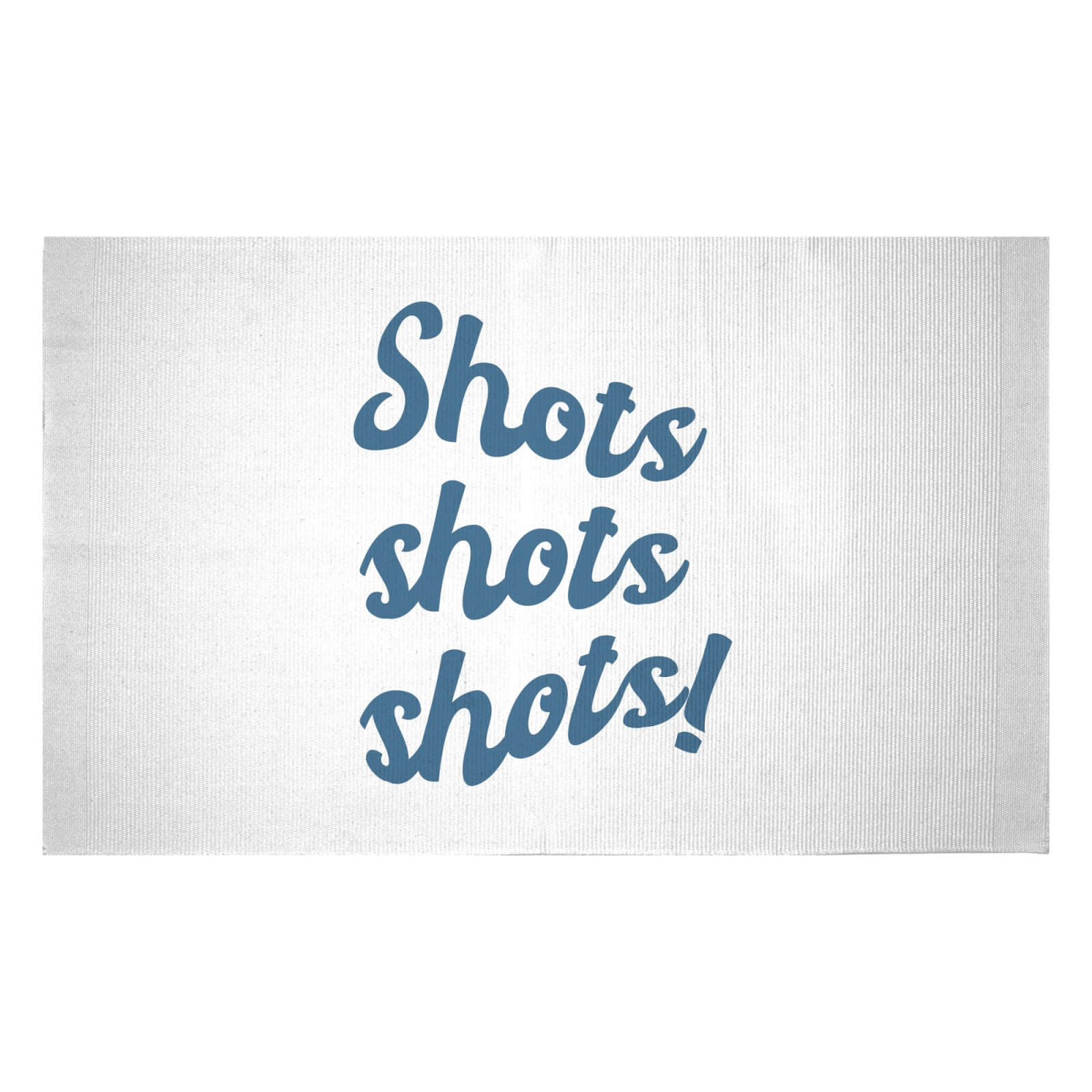 Shots Shots Shots! Woven Rug - Small