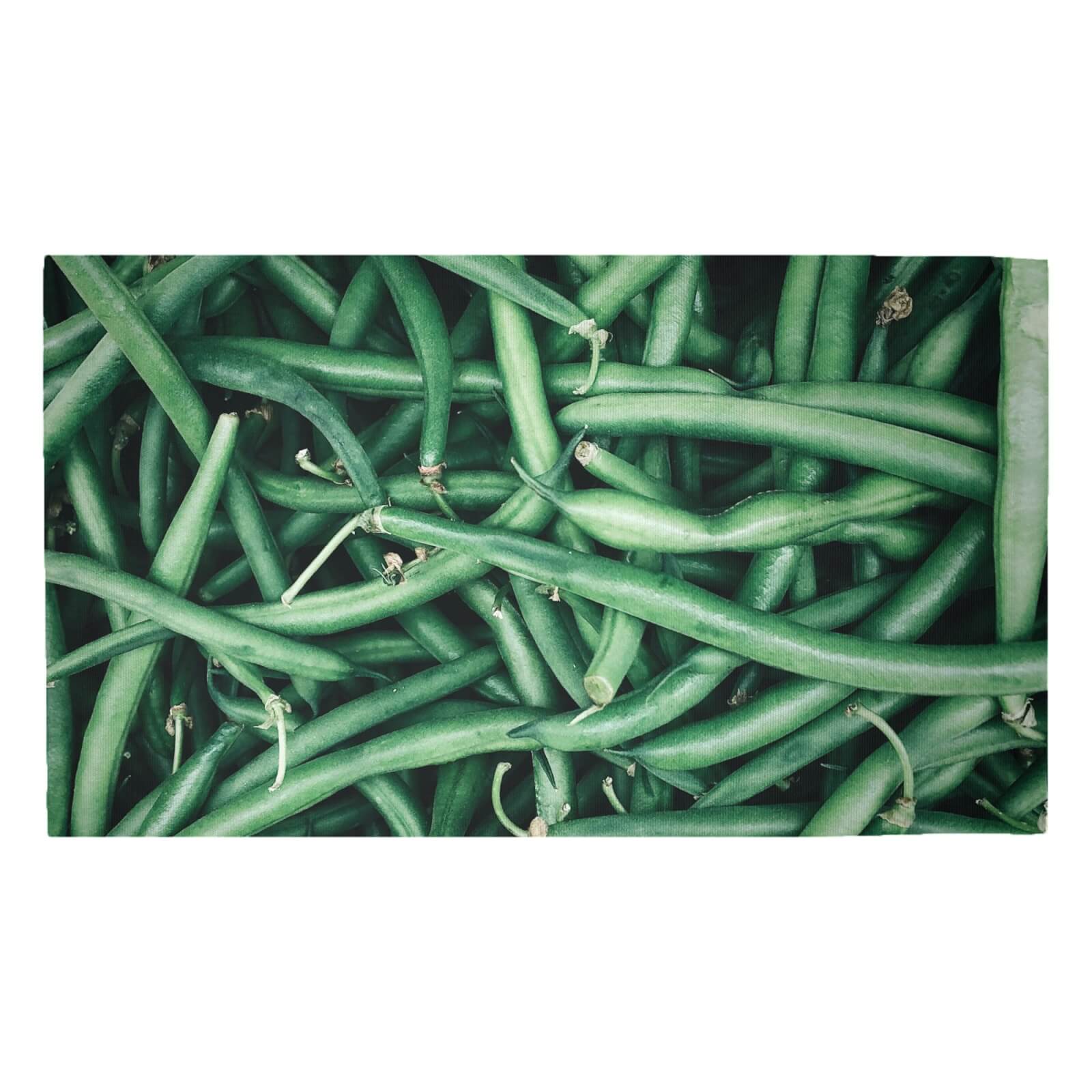 Green Beans Woven Rug - Medium