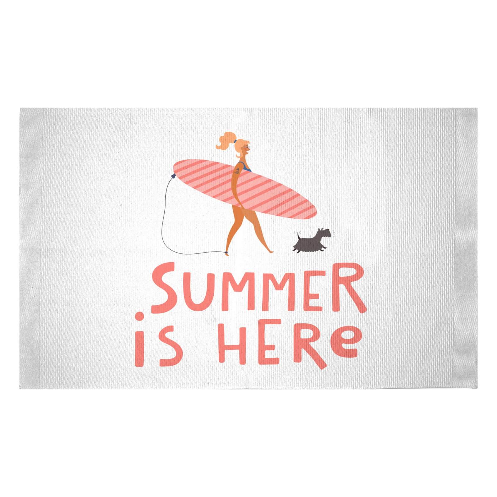 Summer Is Here Woven Rug - Small