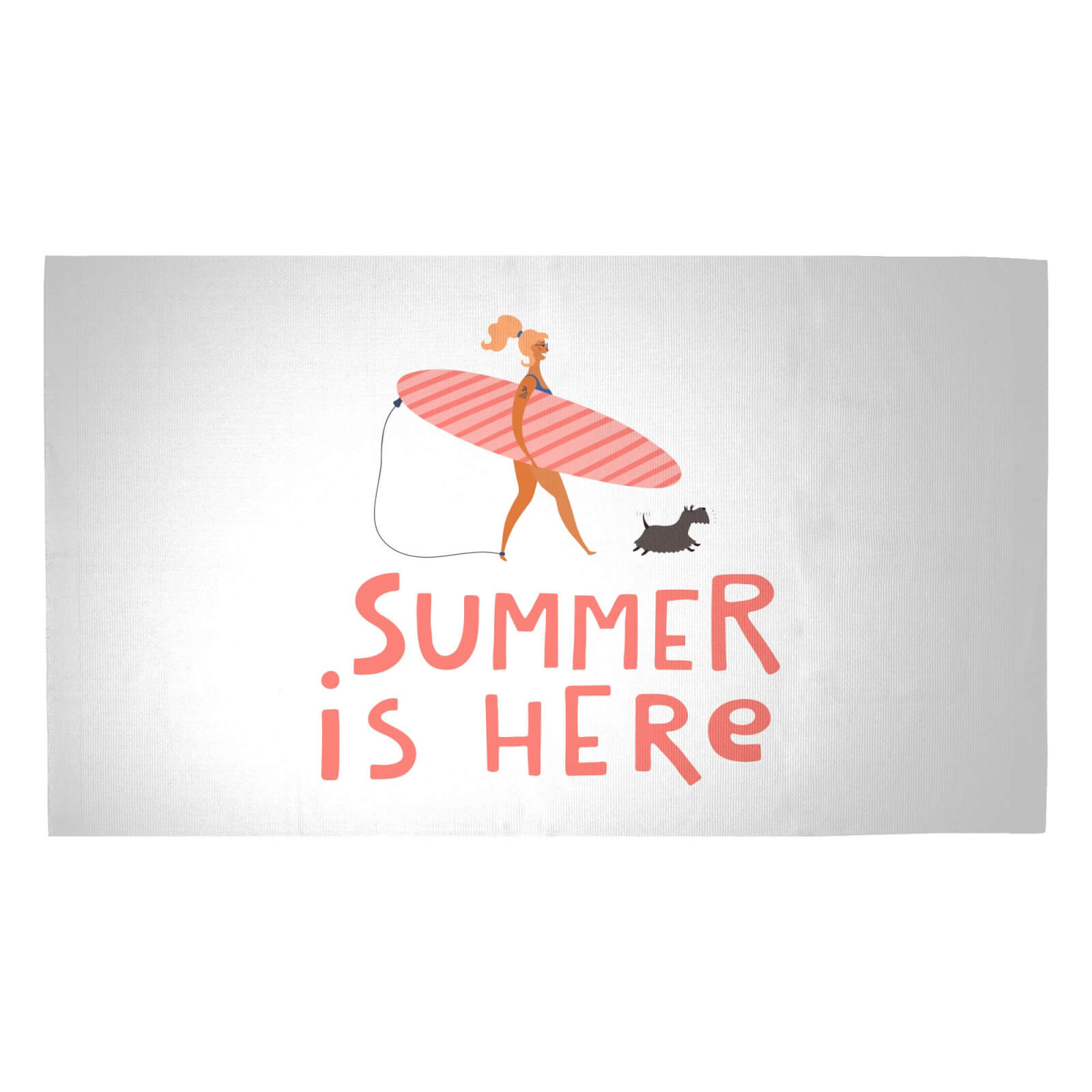 Summer Is Here Woven Rug - Medium