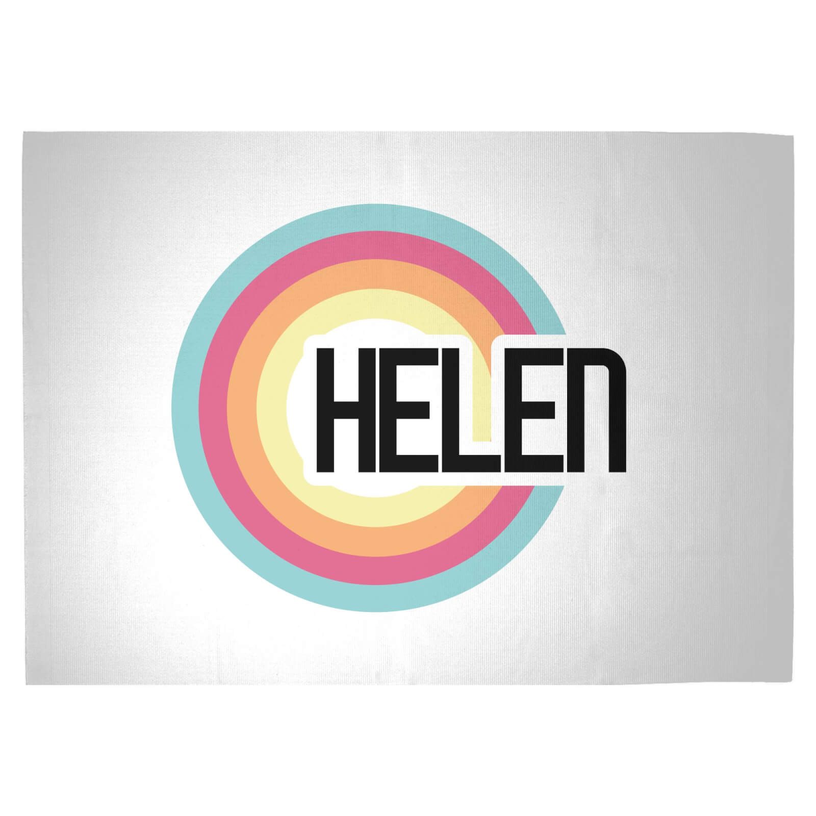 Helen Rainbow Woven Rug - Large