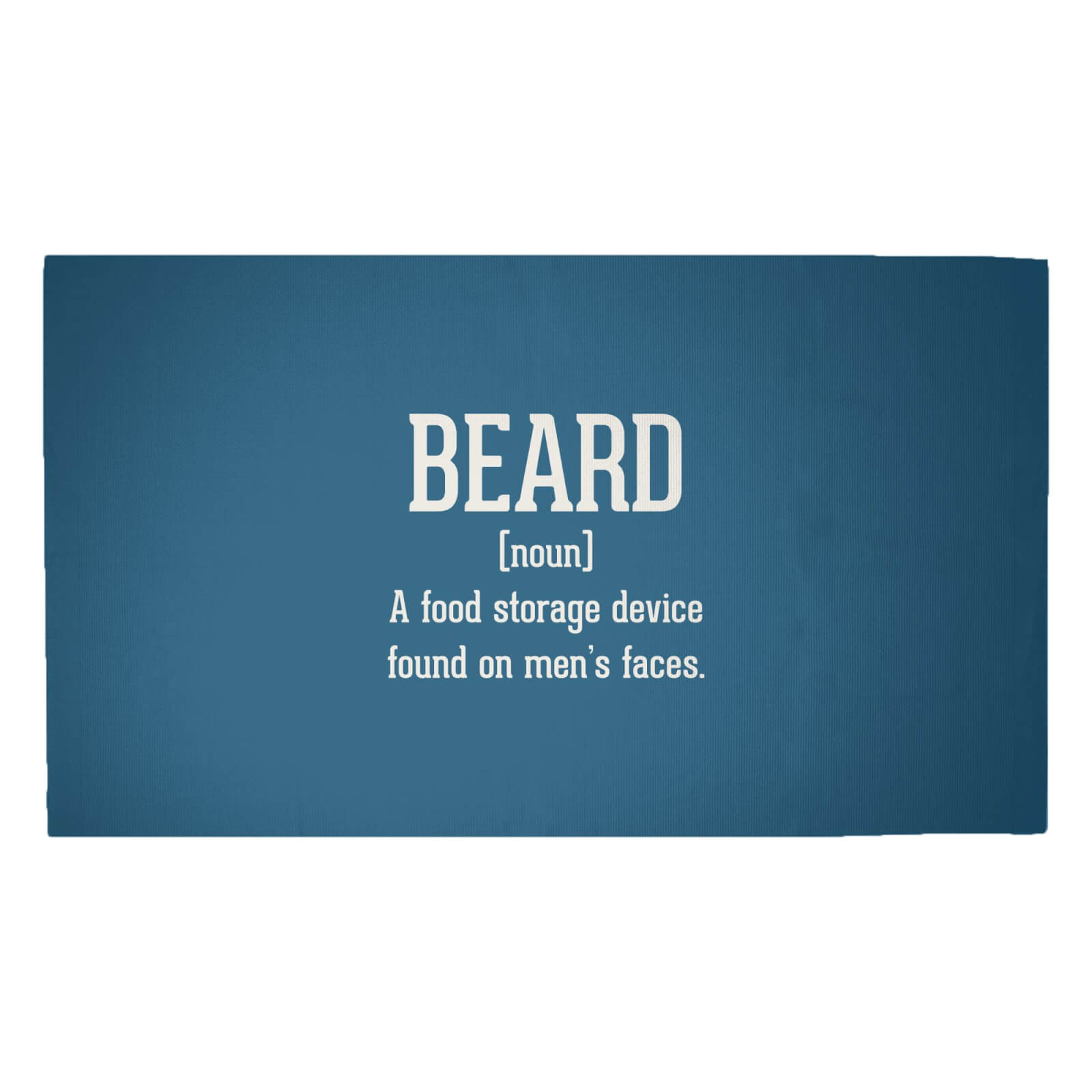 Beard Definition Woven Rug - Medium