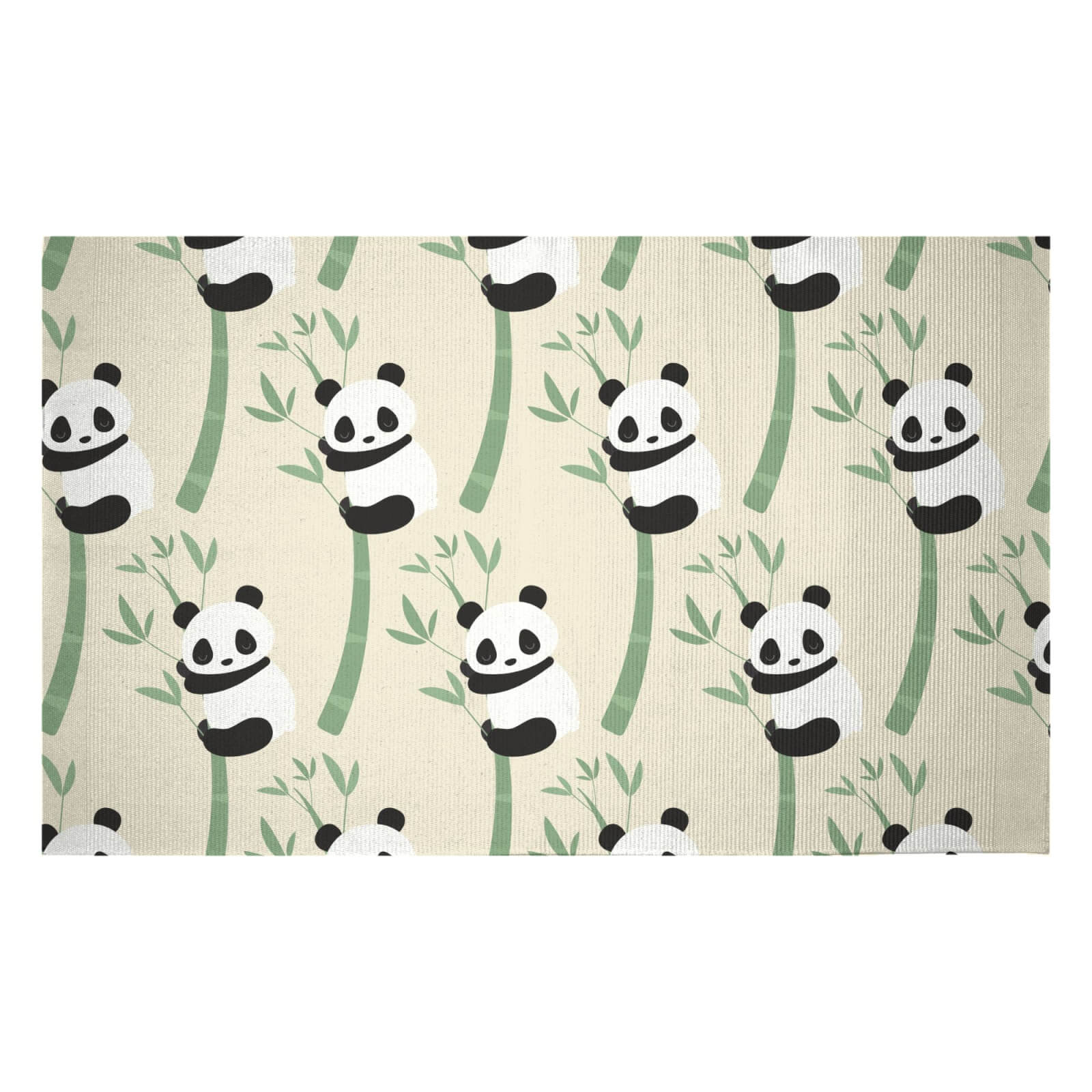 Bamboo Climbers Woven Rug - Small