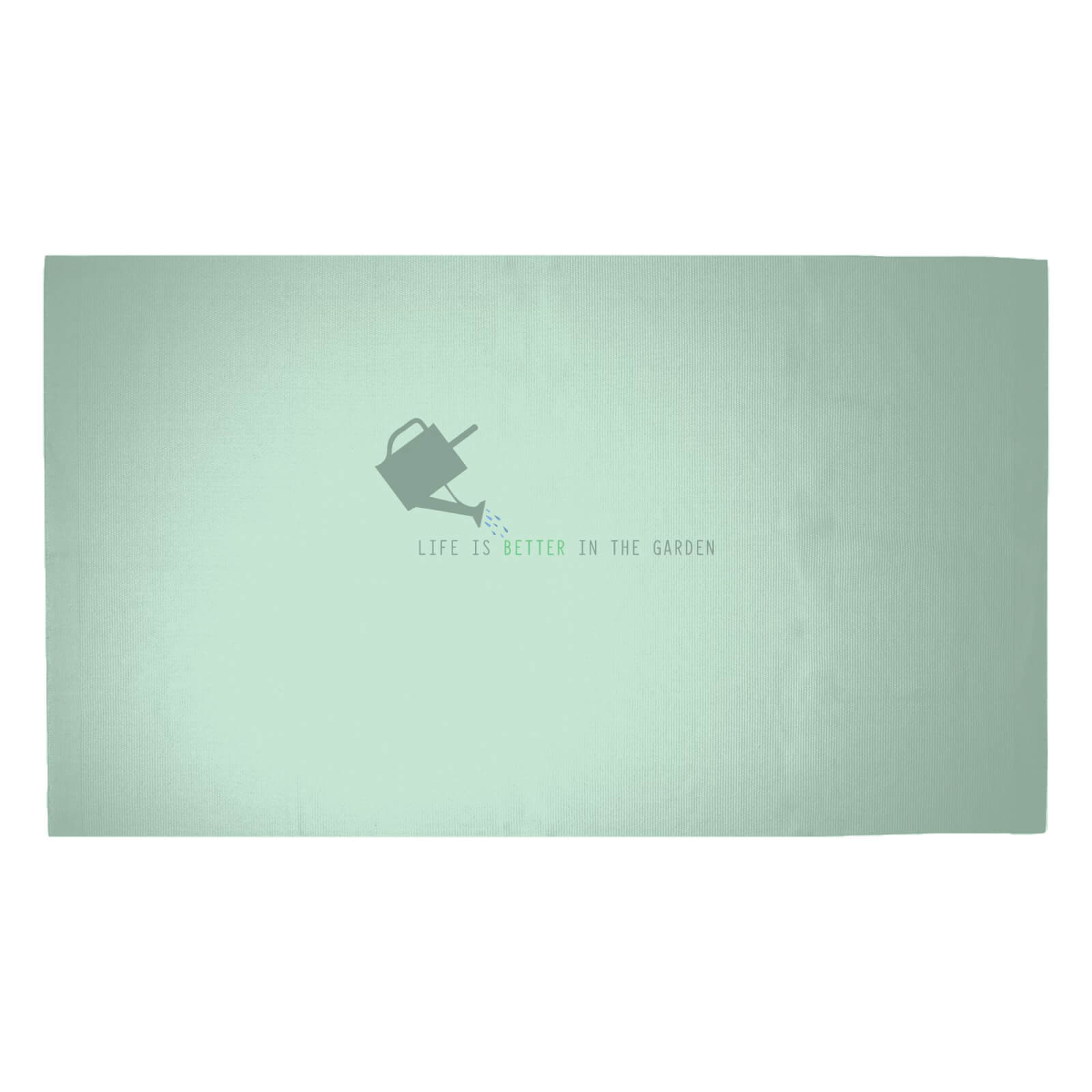 Life Is Better In The Garden Woven Rug - Medium