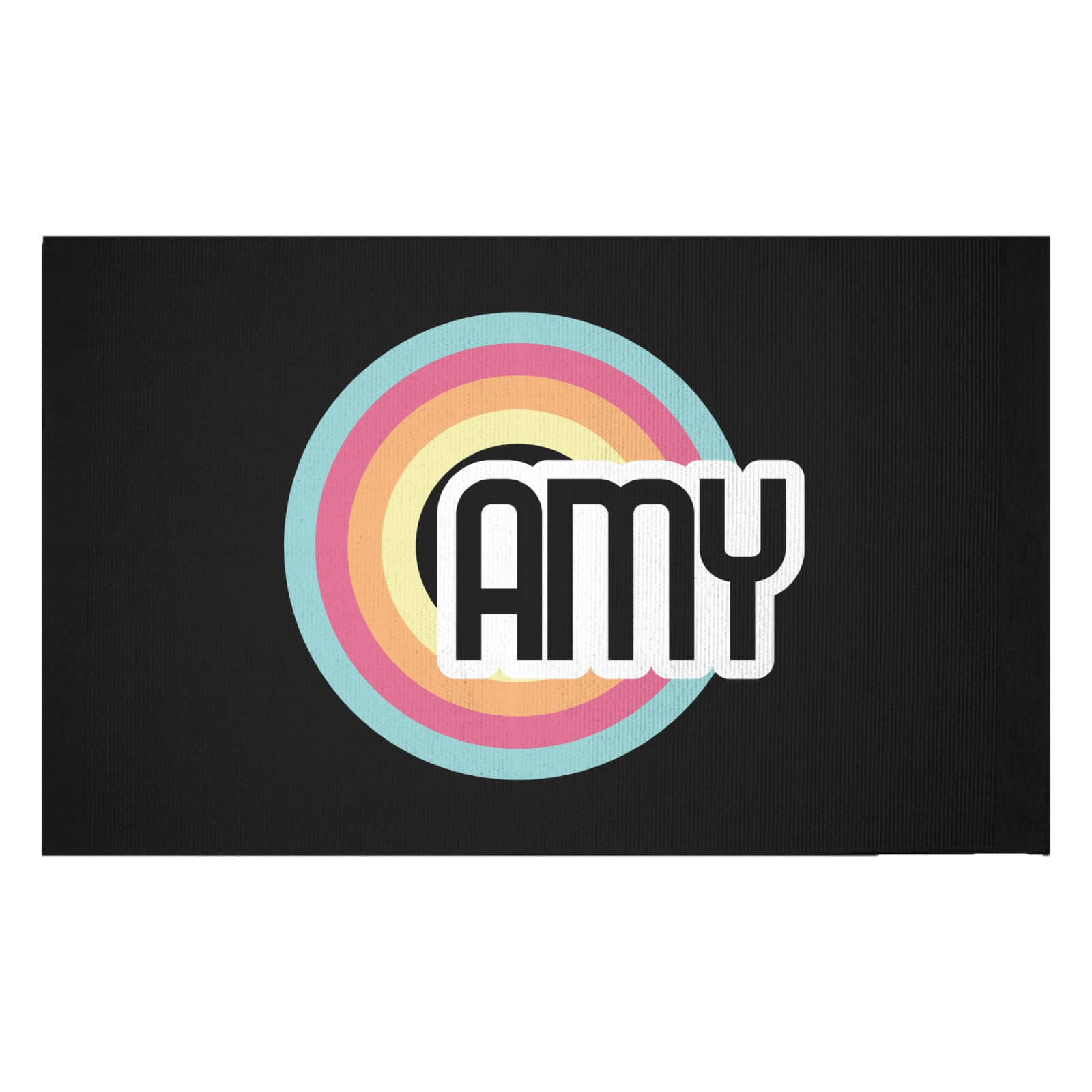 Amy Rainbow Woven Rug - Small