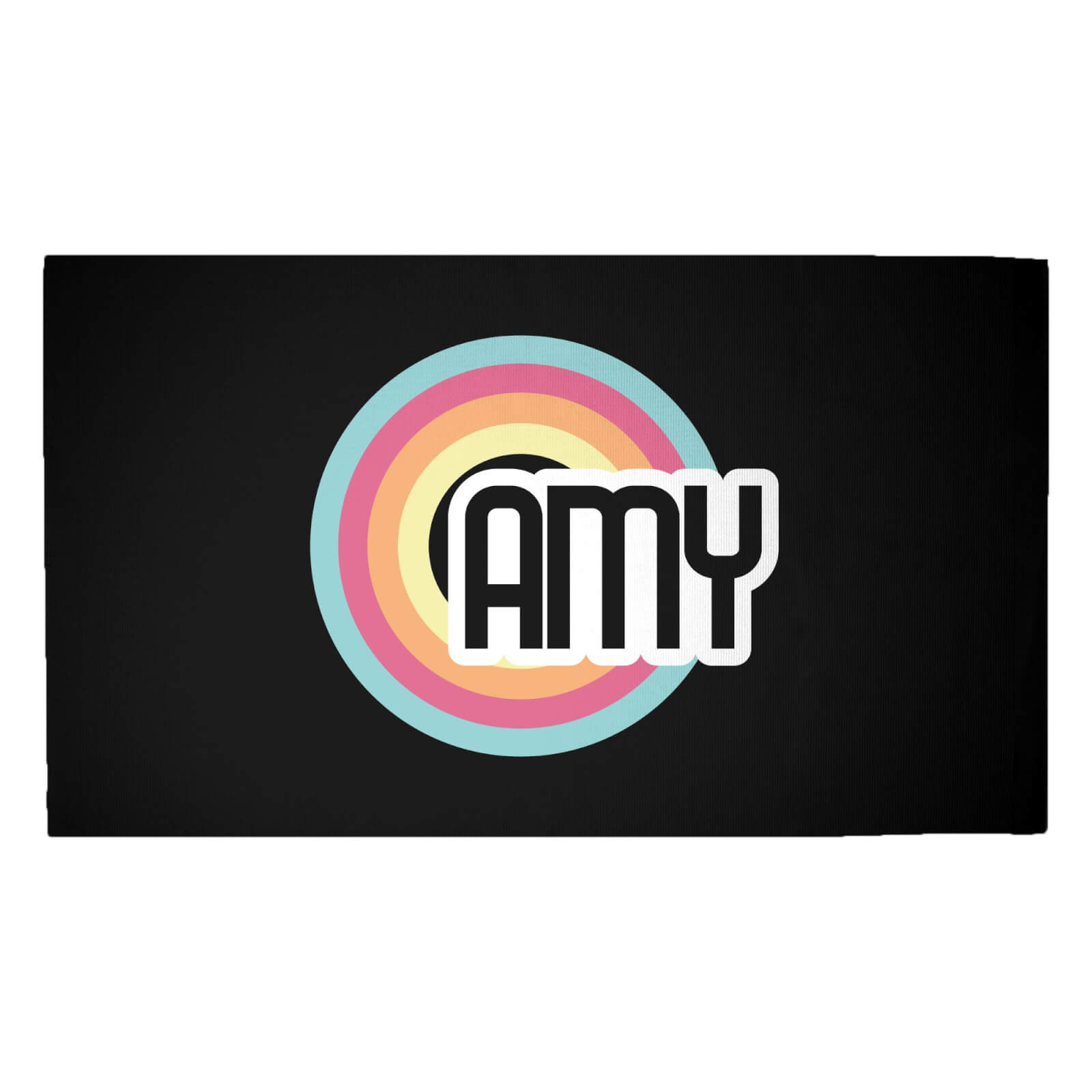 Amy Rainbow Woven Rug - Medium