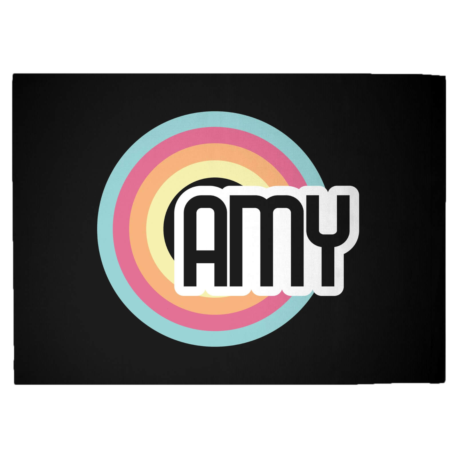 Amy Rainbow Woven Rug - Large