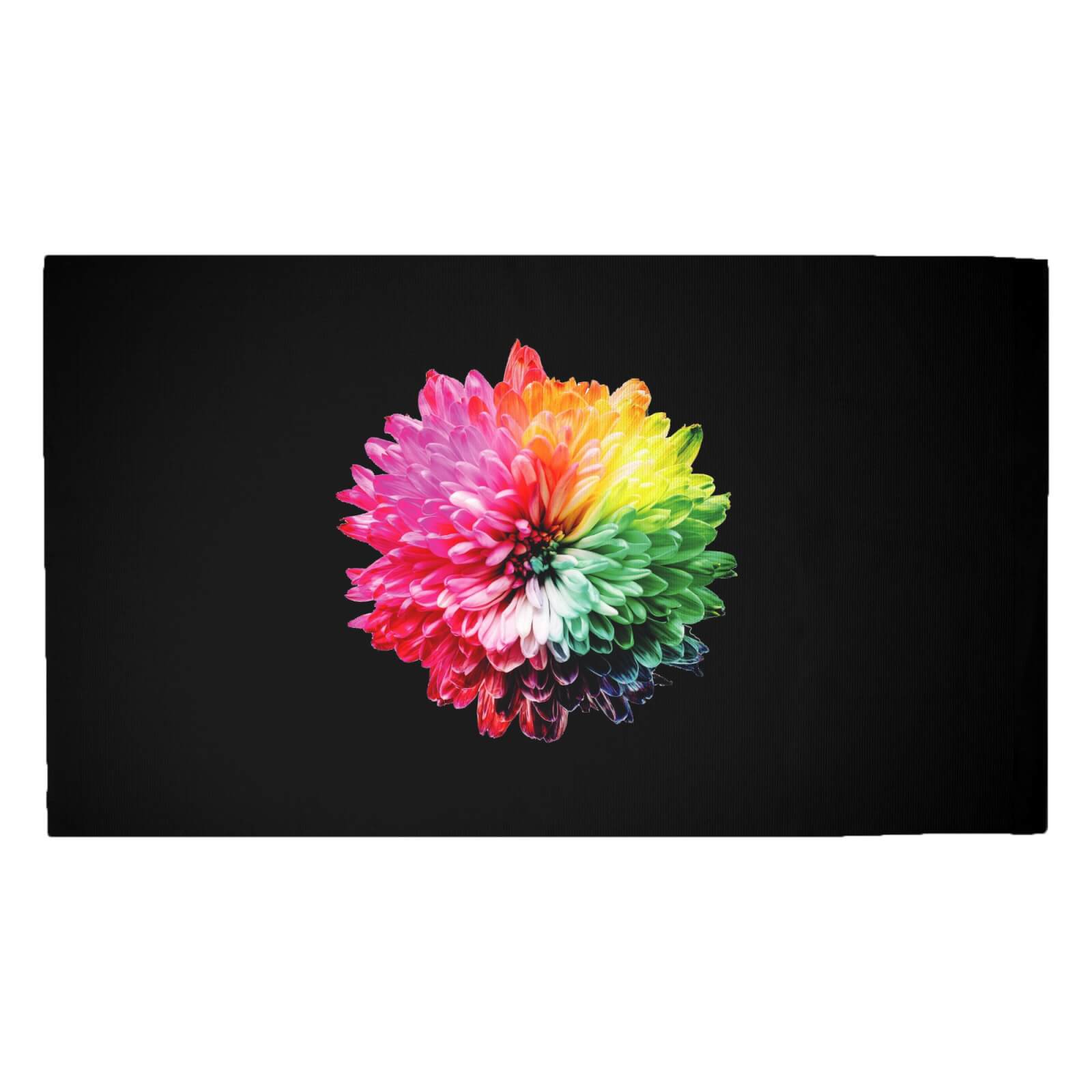 Fluro Flower Woven Rug - Medium