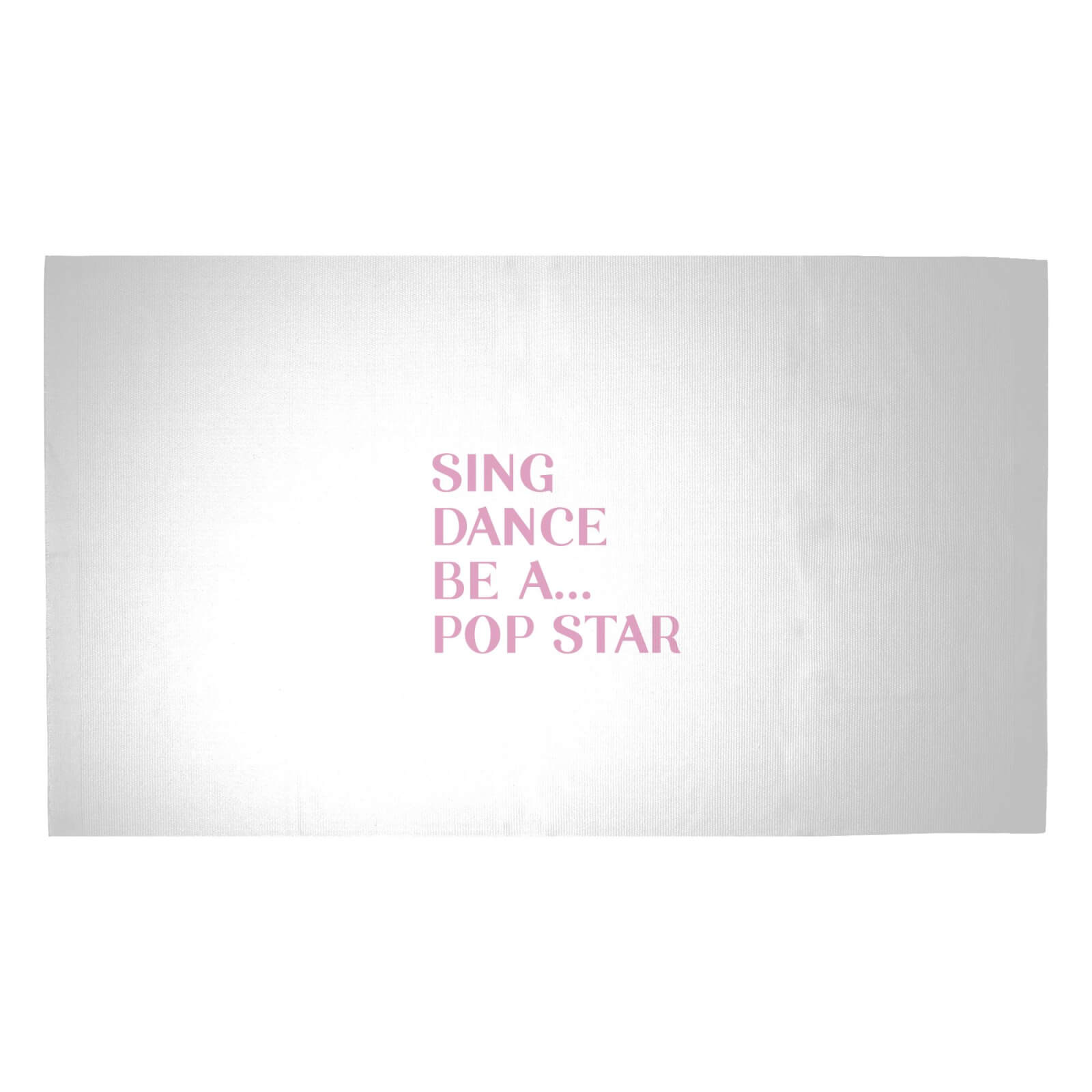 Sing Dance Be A Pop Star Woven Rug - Medium
