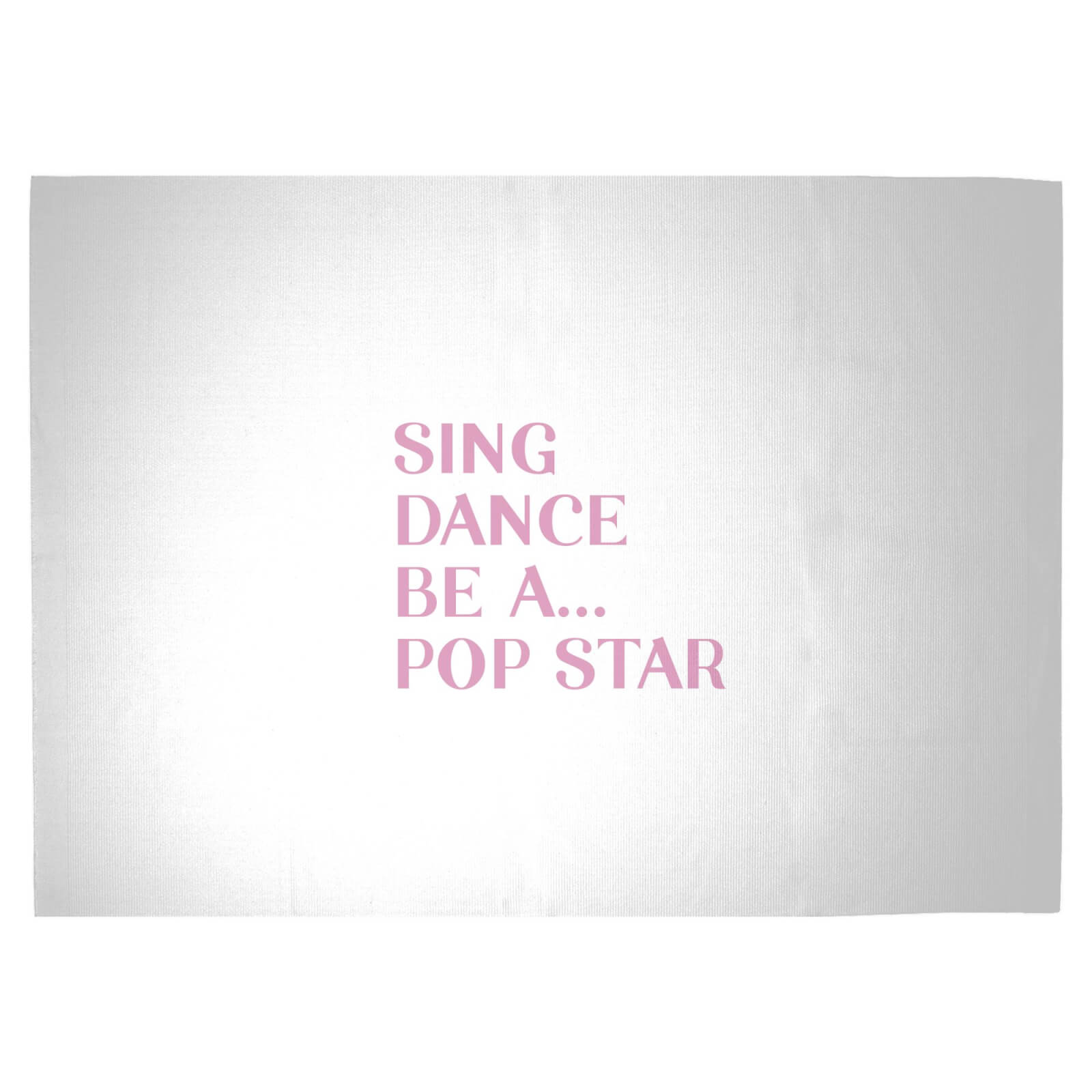 Sing Dance Be A Pop Star Woven Rug - Large
