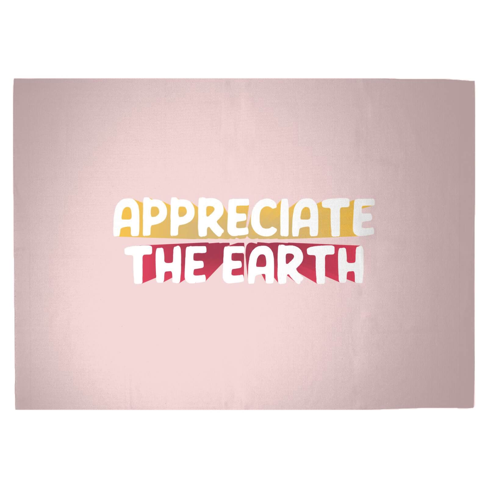 Appreciate The Earth Woven Rug - Large