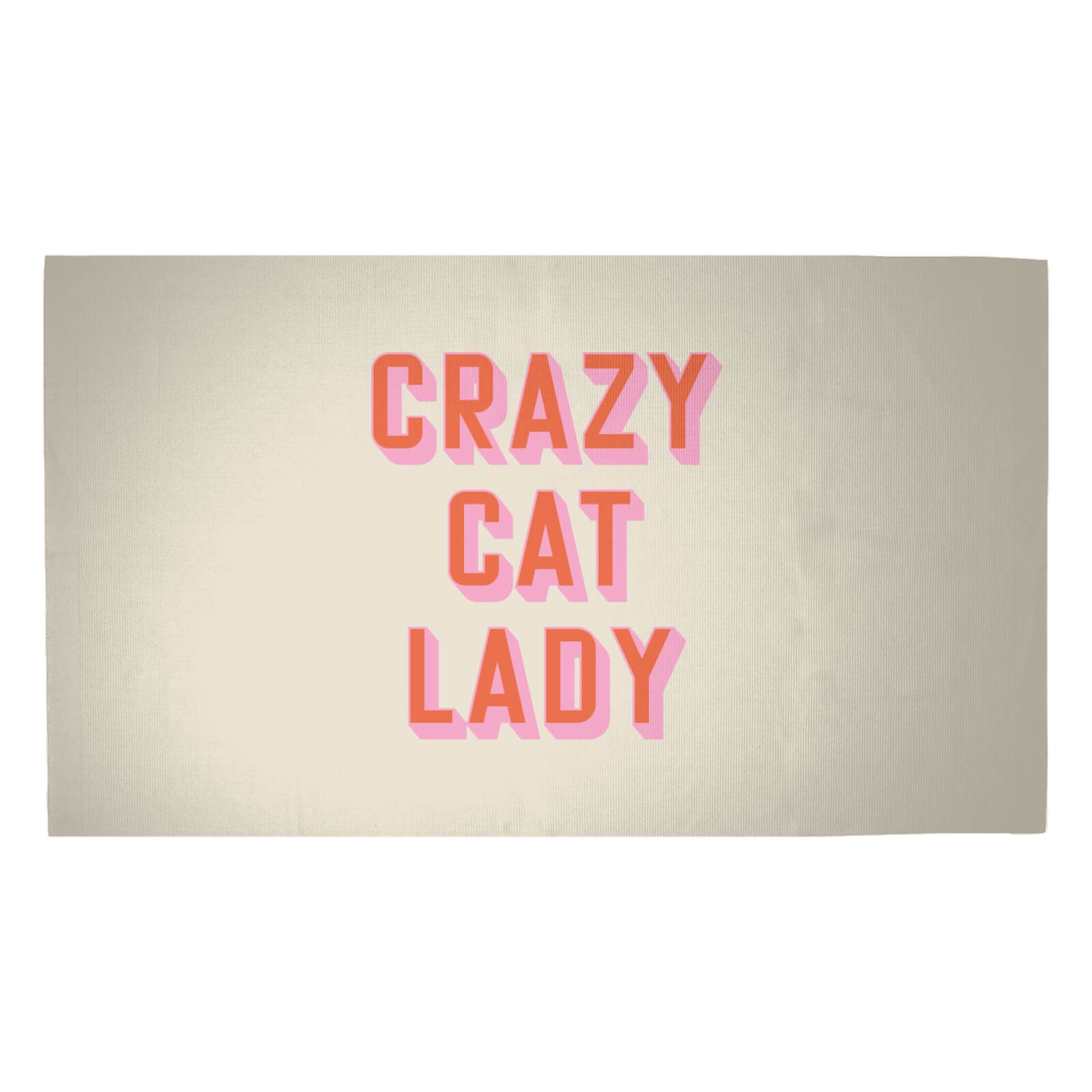 Crazy Cat Lady Woven Rug - Medium