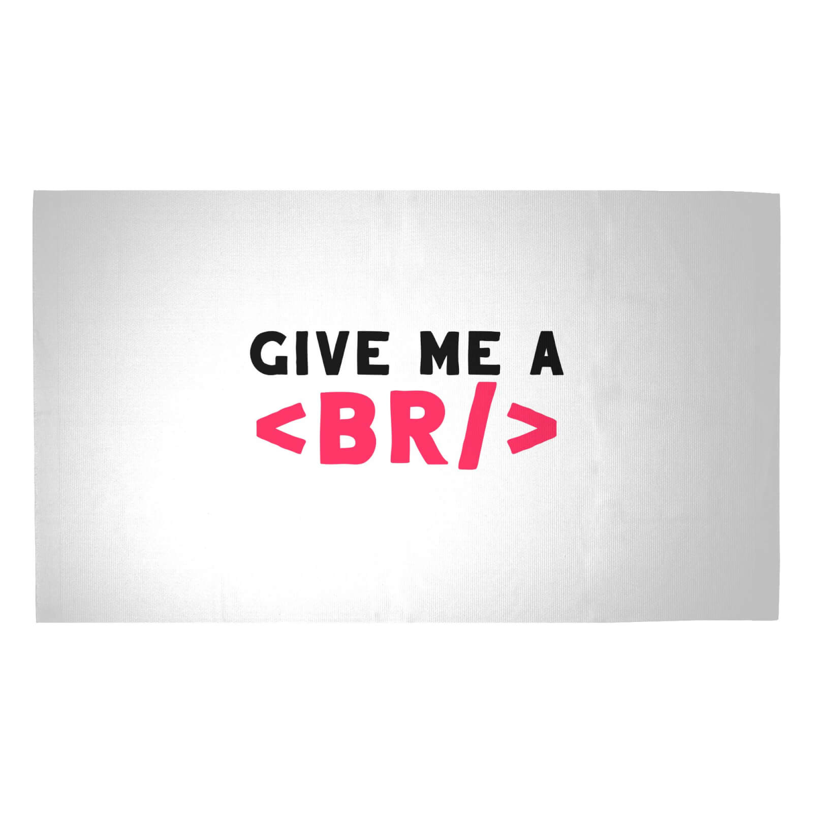 Give Me A Break Woven Rug - Medium