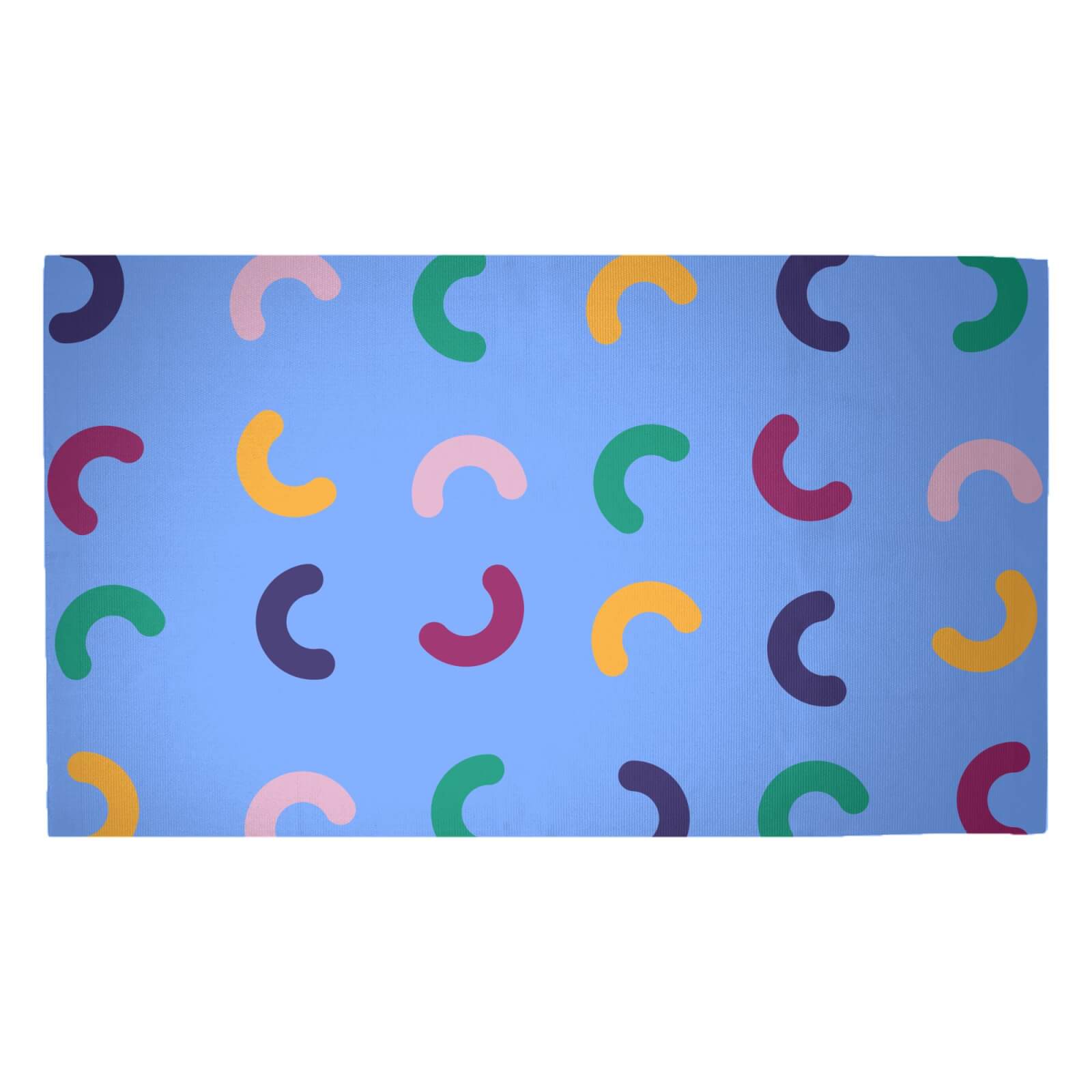 Rainbow Curls Woven Rug - Medium