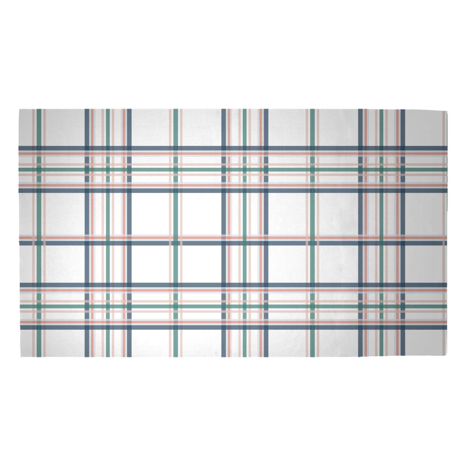 Tartan Thin Stripes Woven Rug - Medium