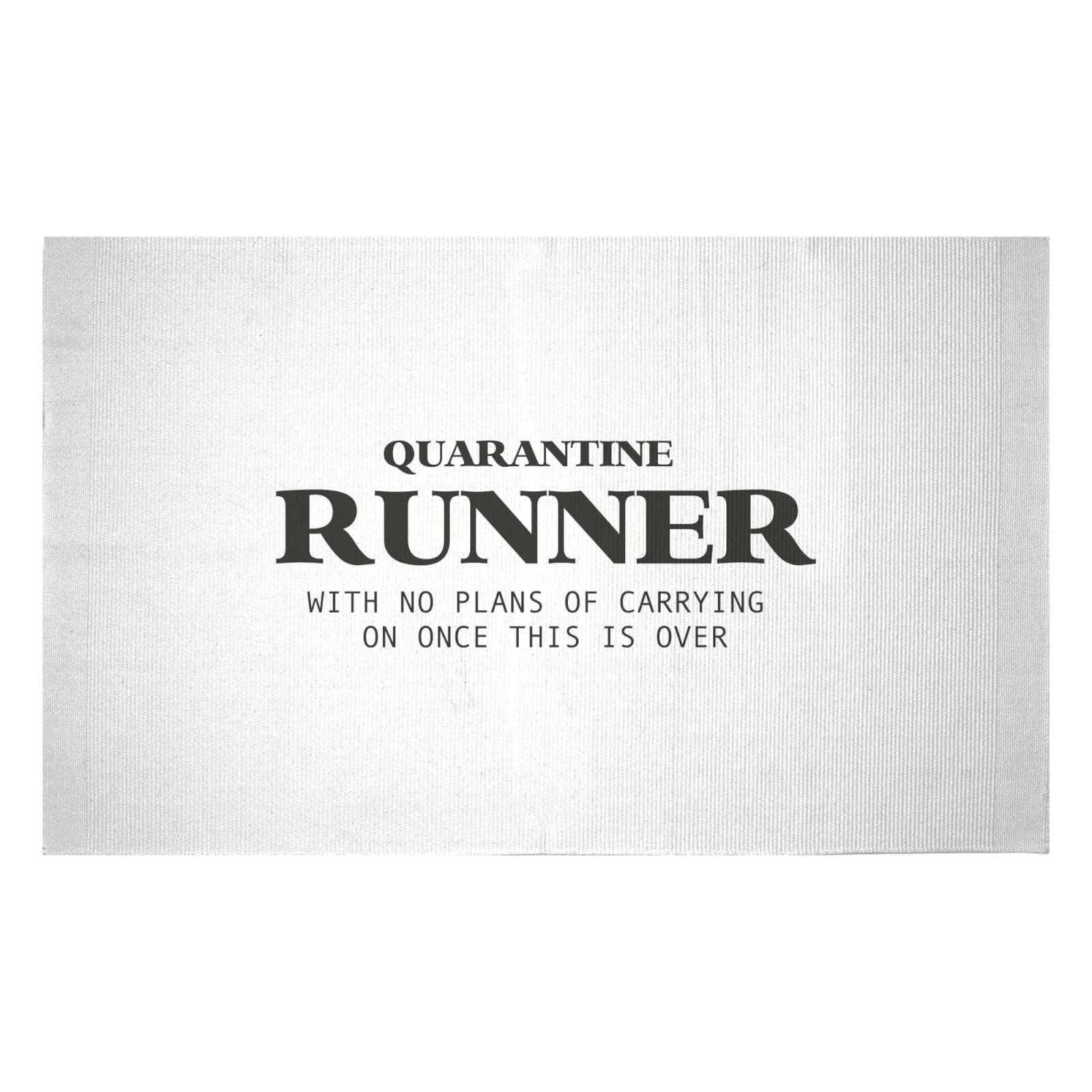 Quarantine Runner Woven Rug - Small
