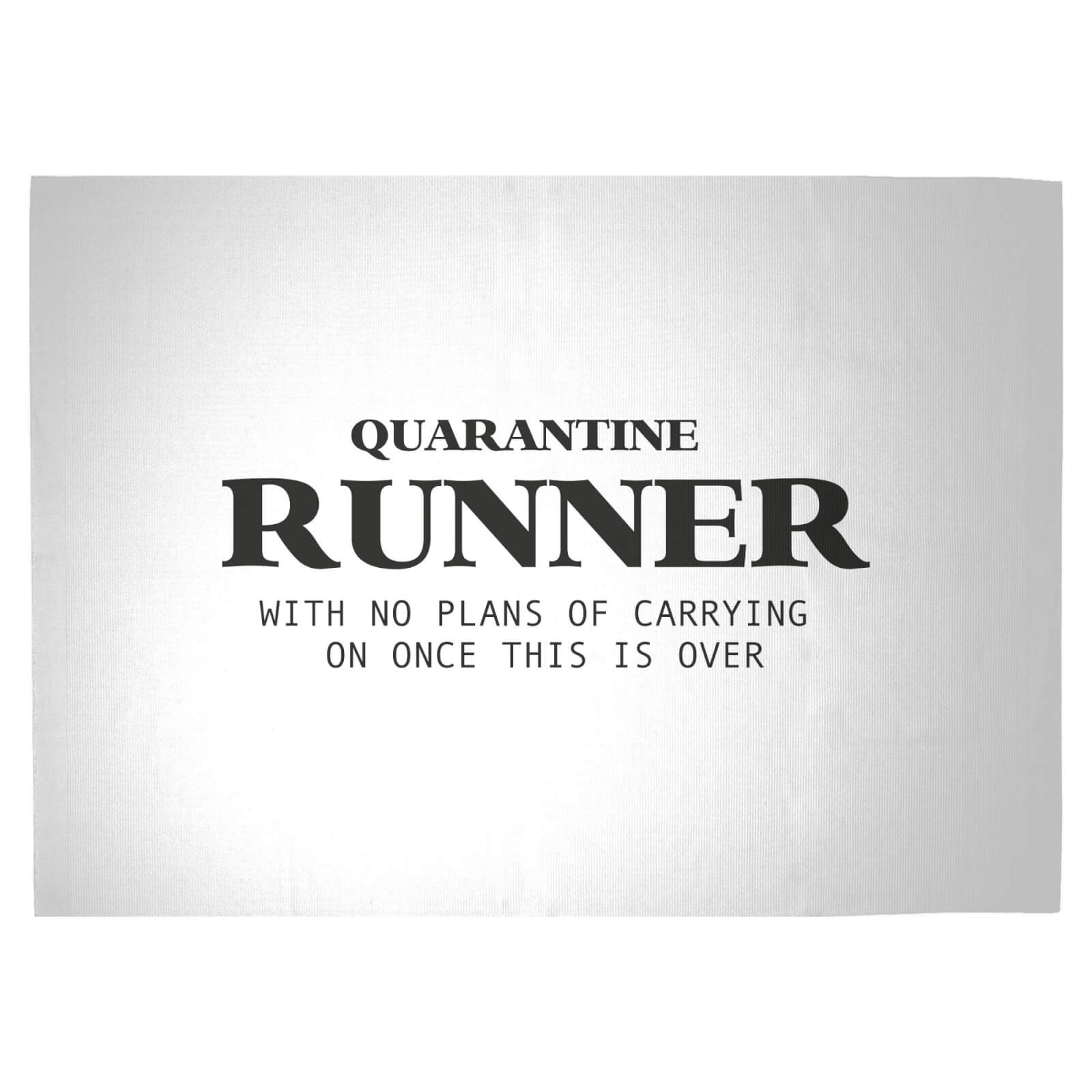 Quarantine Runner Woven Rug - Large