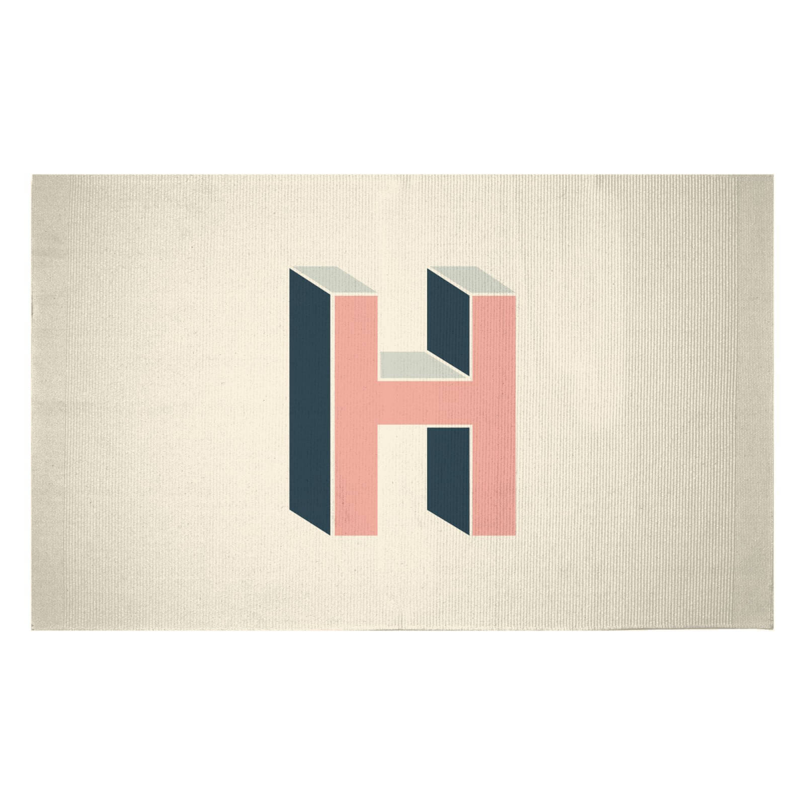 H Woven Rug - Small