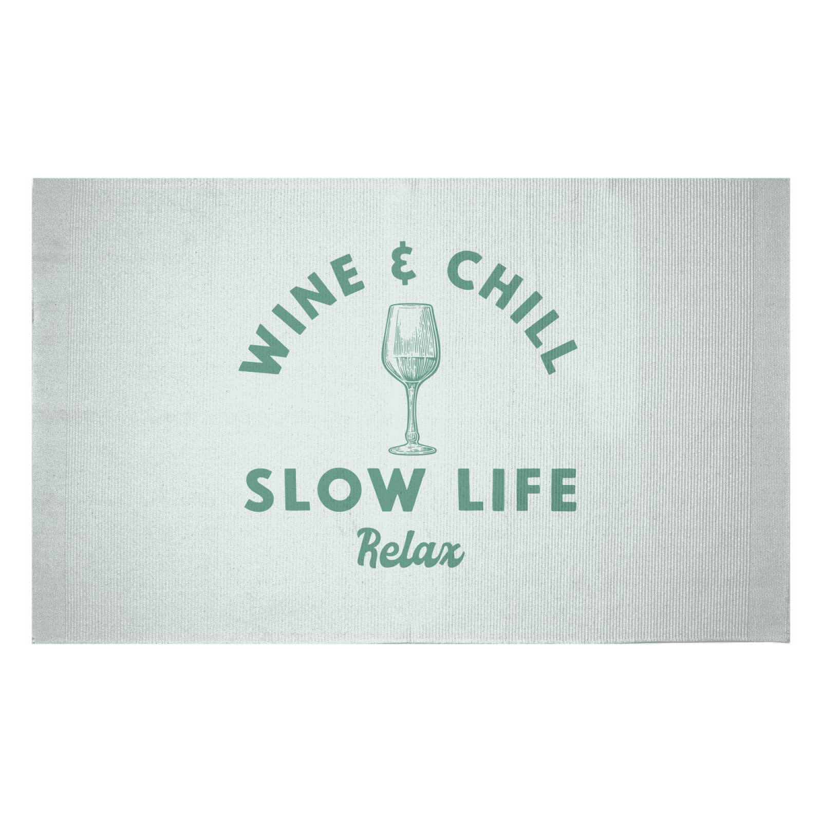 Wine And Chill Woven Rug - Small