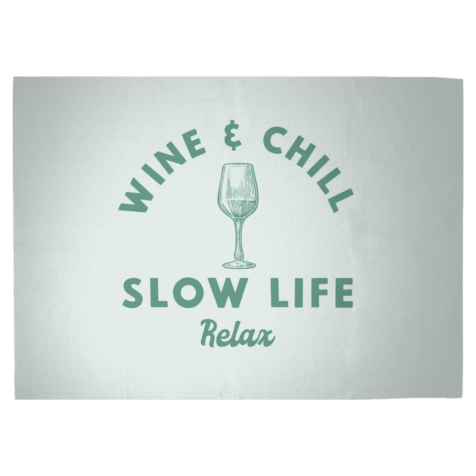 Wine And Chill Woven Rug - Large