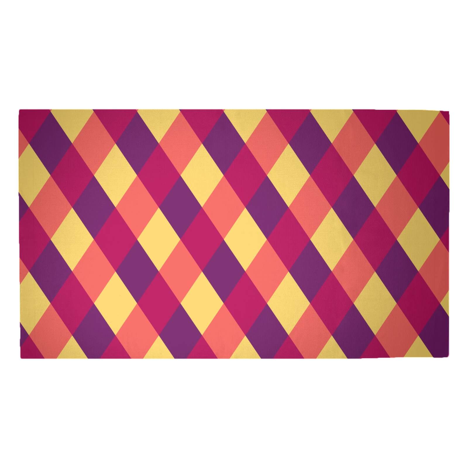 Circus Pattern Woven Rug - Medium