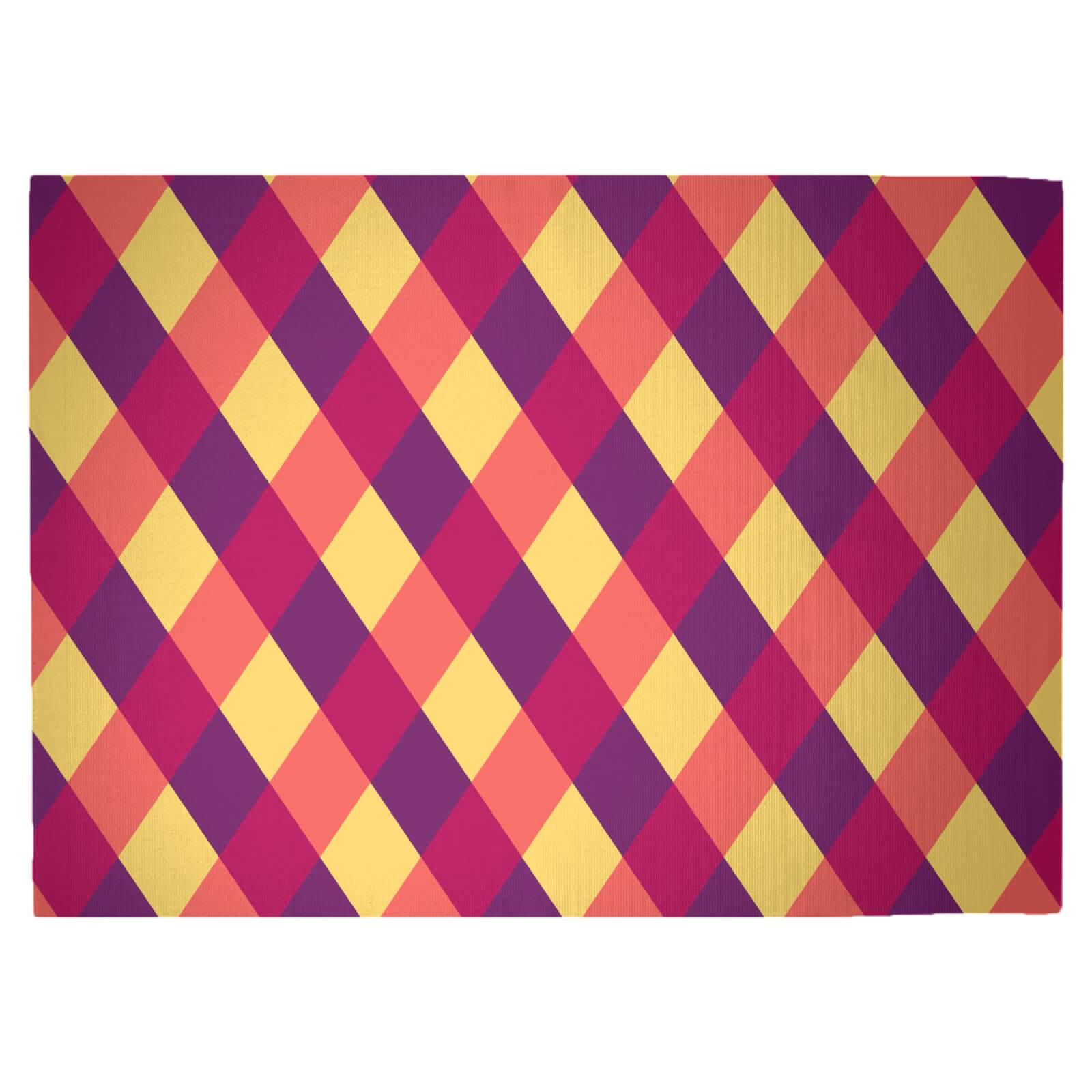 Circus Pattern Woven Rug - Large