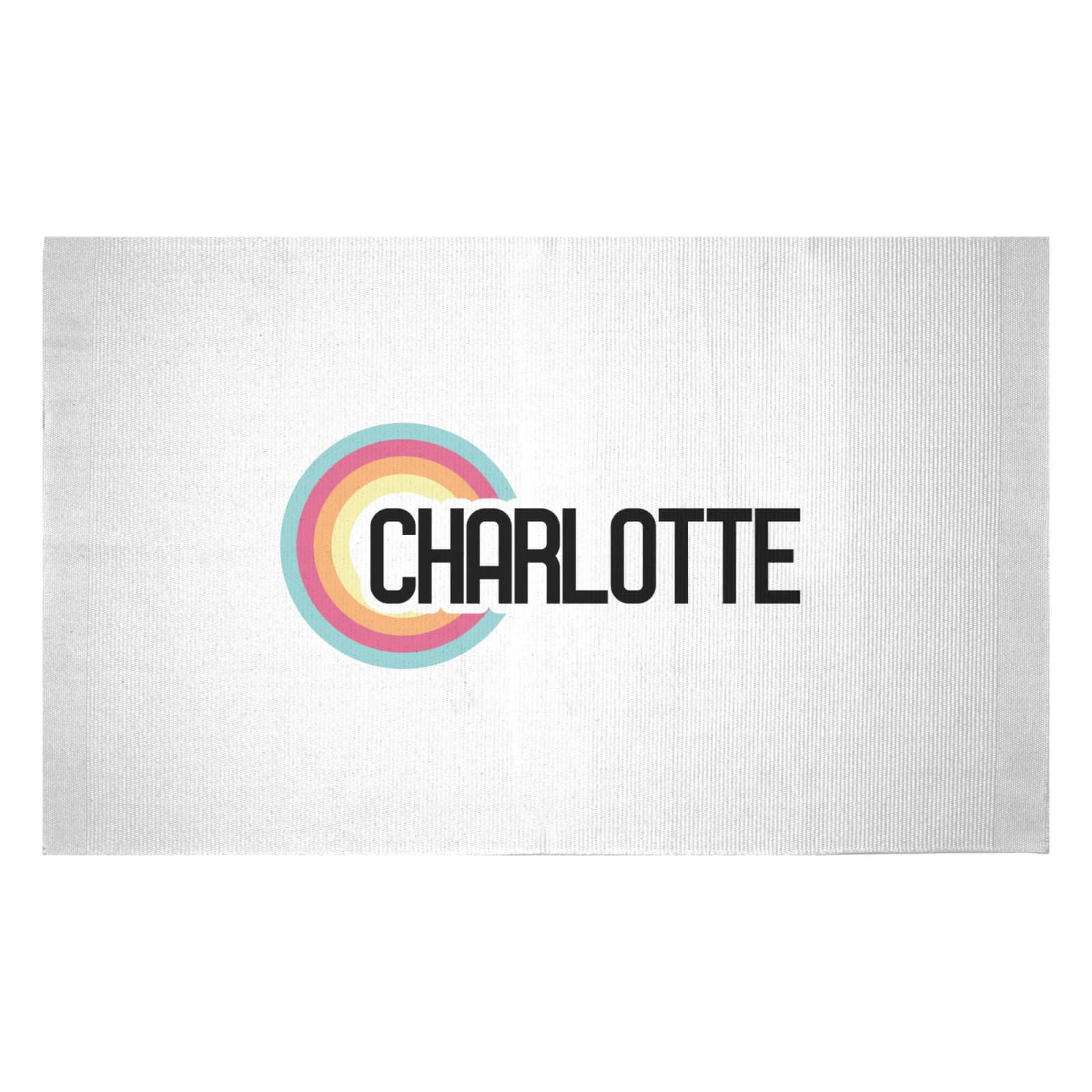 Charlotte Rainbow Woven Rug - Small