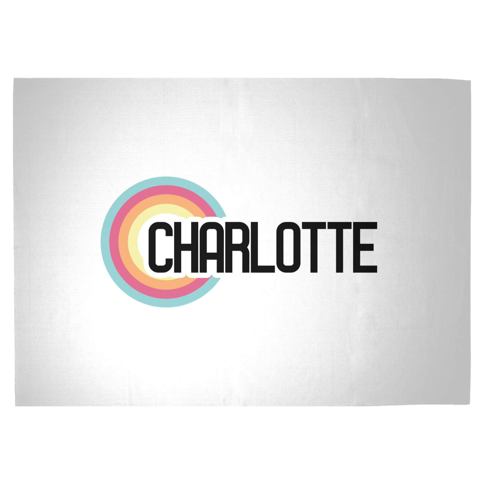Charlotte Rainbow Woven Rug - Large