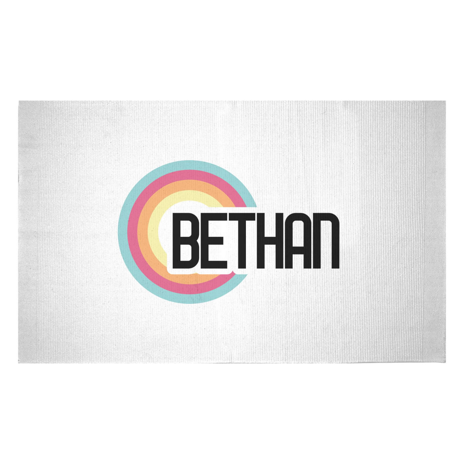 Bethan Rainbow Woven Rug - Small