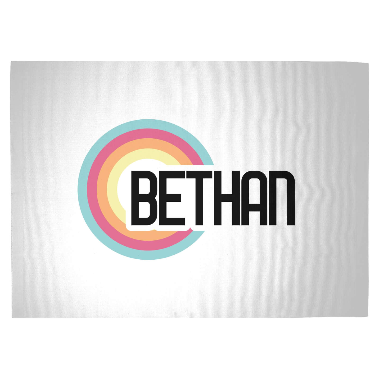 Bethan Rainbow Woven Rug - Large